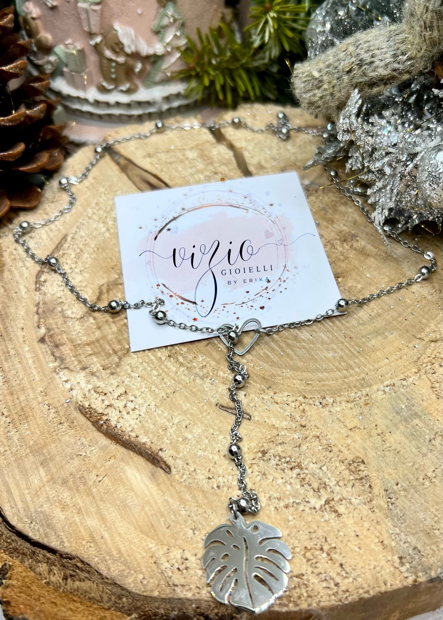 Collana sali scendi in acciaio