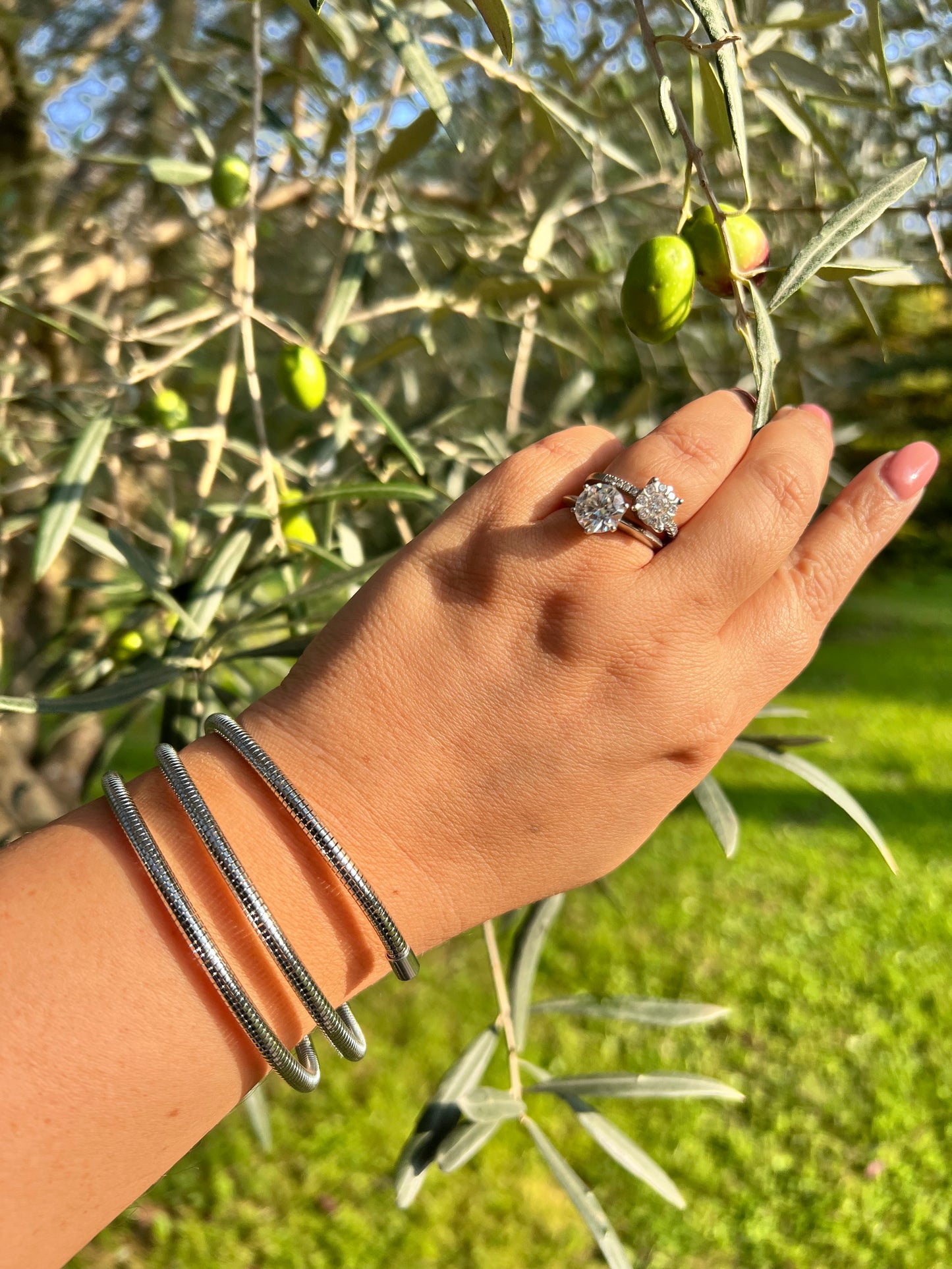 bracciale in acciaio Twist