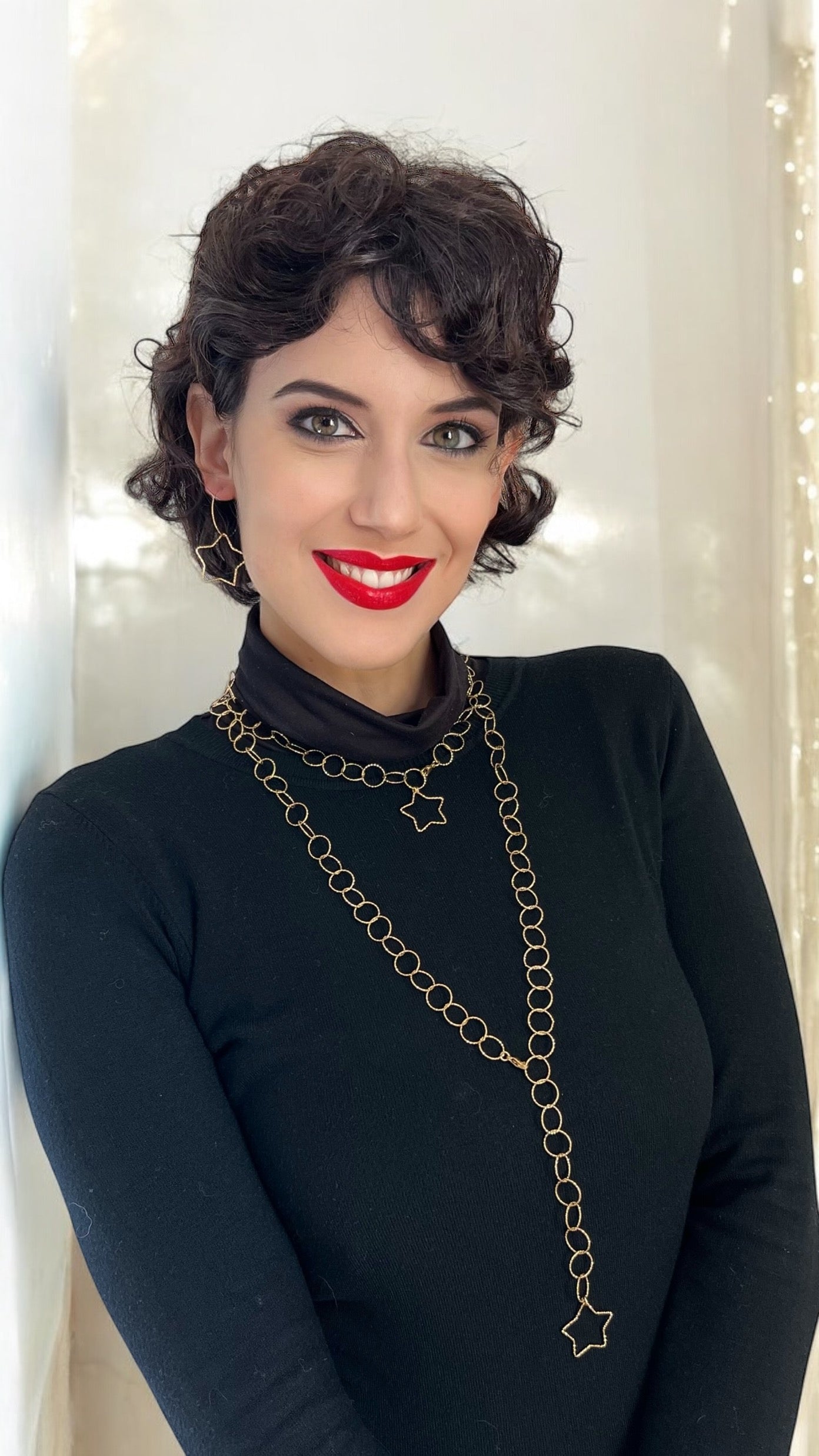 Orecchini e collane in acciaio