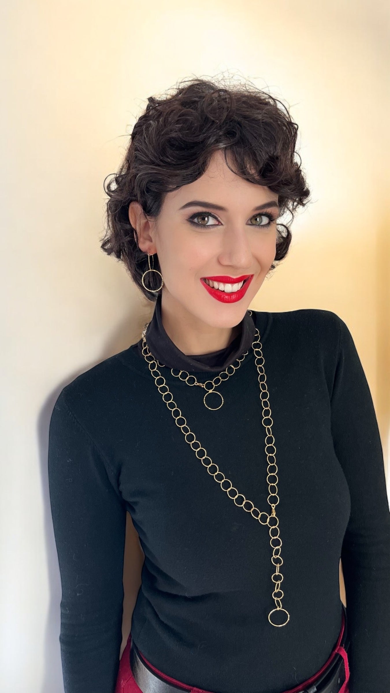 Orecchini e collane in acciaio