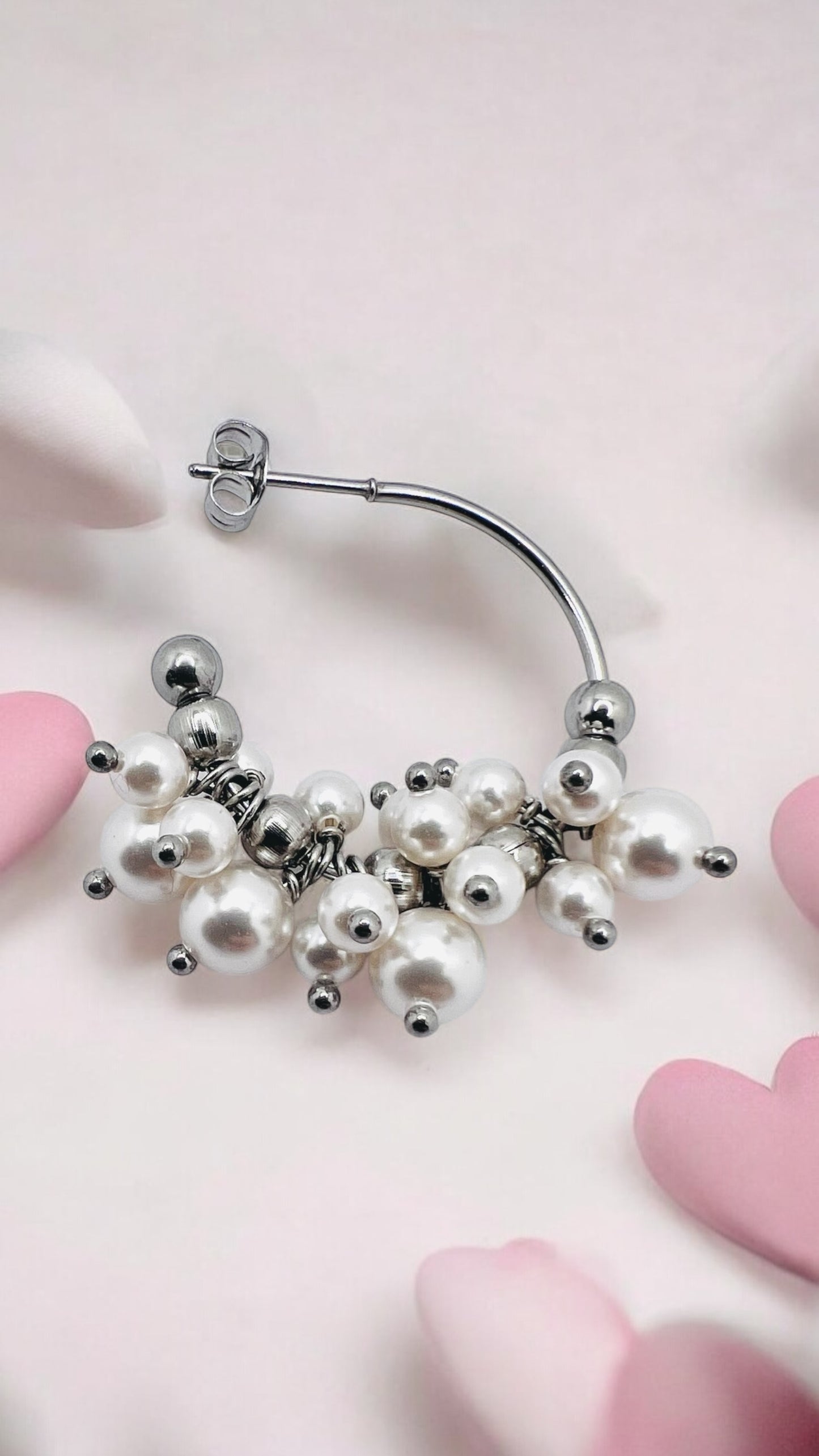 Mono orecchino in acciaio