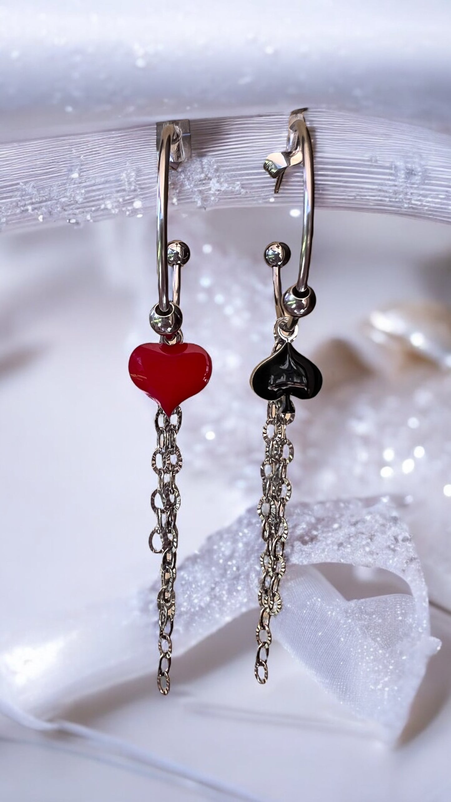 Mono orecchino in acciaio