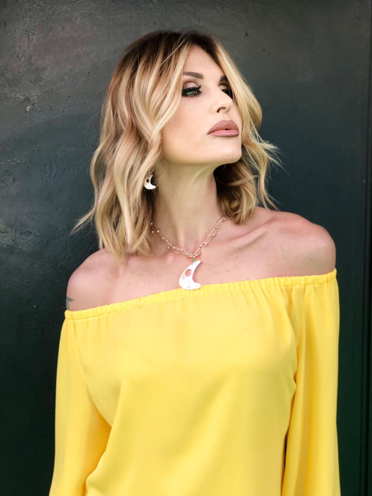 Ciondoli in acciaio rosato