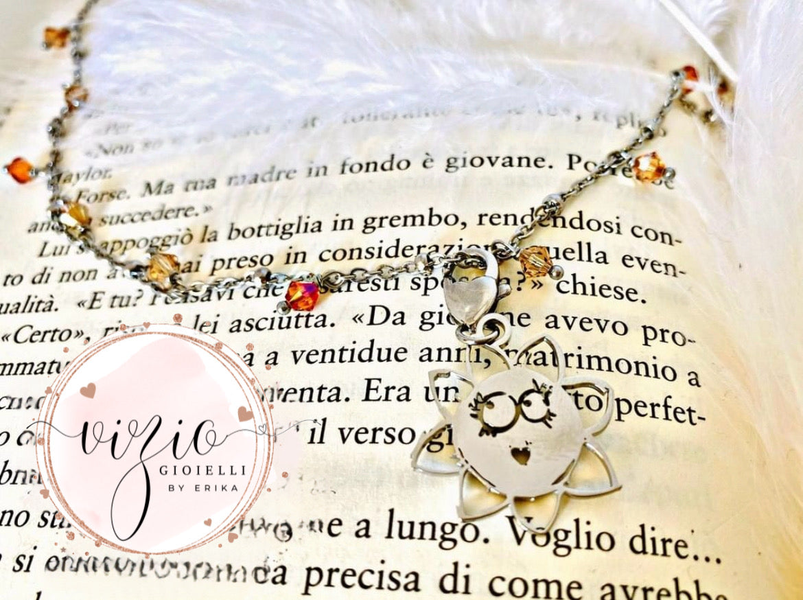 GIROCOLLO E CIONDOLO IN ACCIAIO