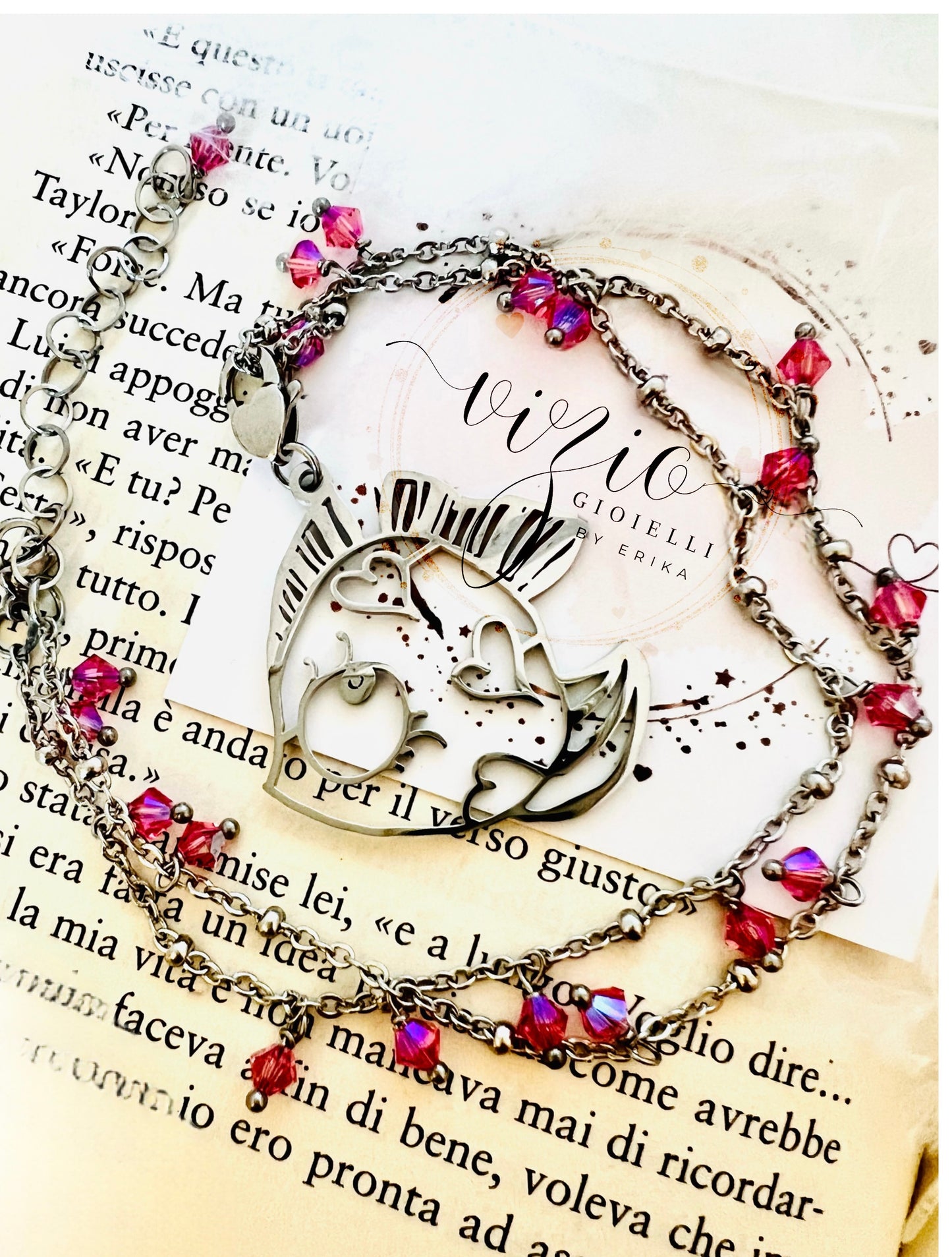 GIROCOLLO E CIONDOLO IN ACCIAIO