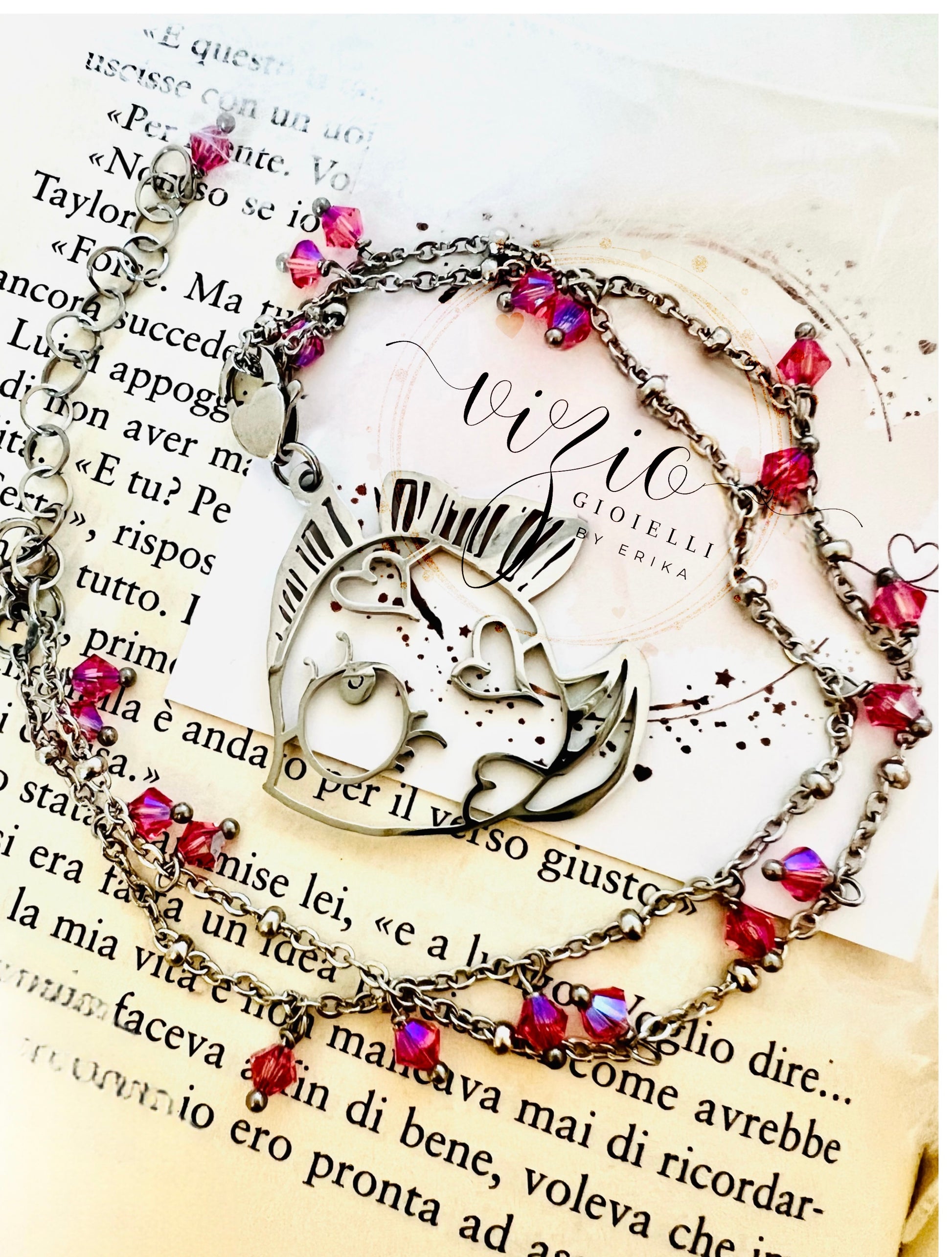 GIROCOLLO E CIONDOLO IN ACCIAIO