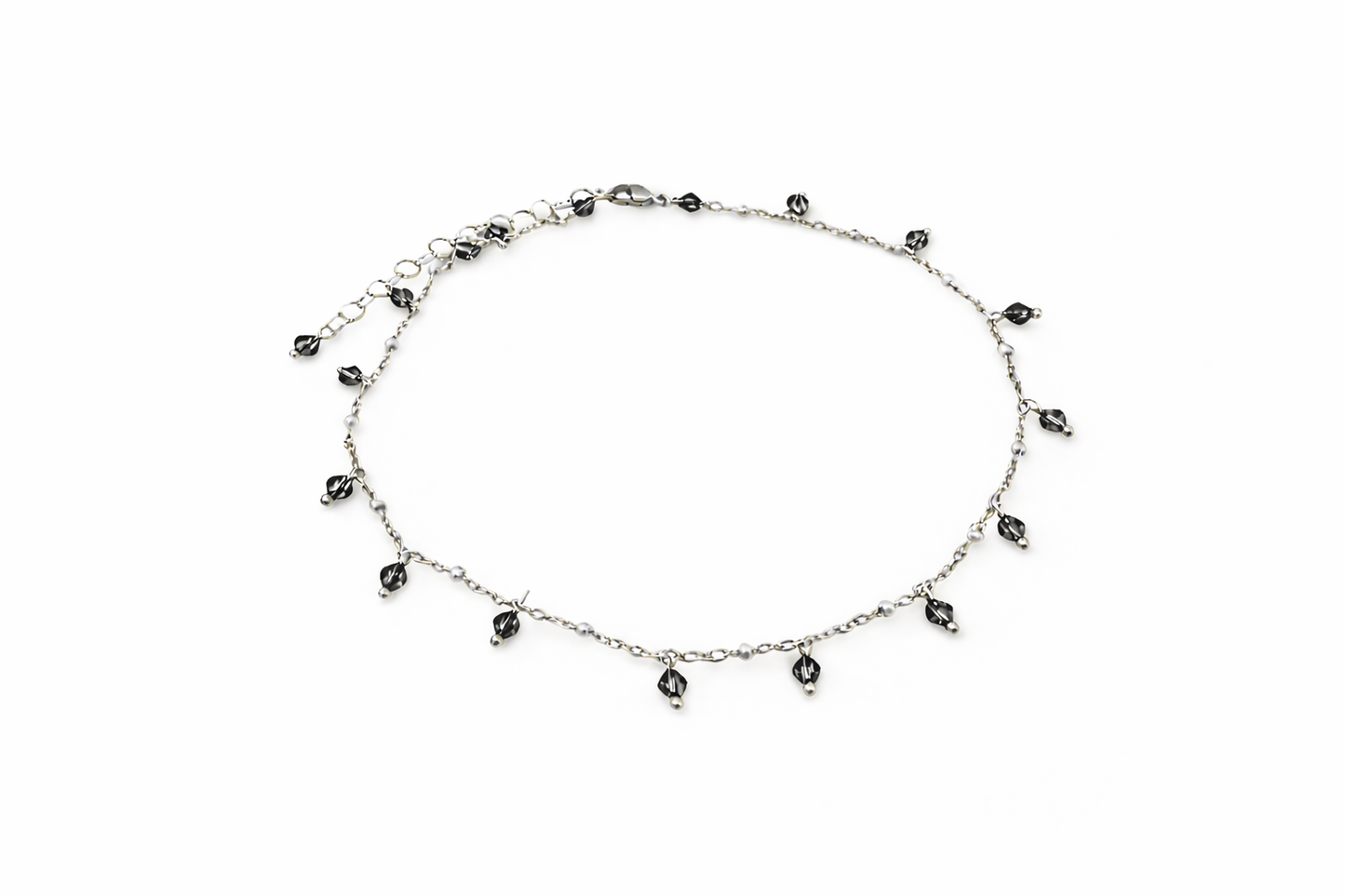 Girocollo in acciaio e cristalli Swarovski Vizio Gioielli