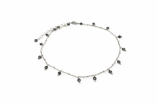 Girocollo in acciaio e cristalli Swarovski Vizio Gioielli