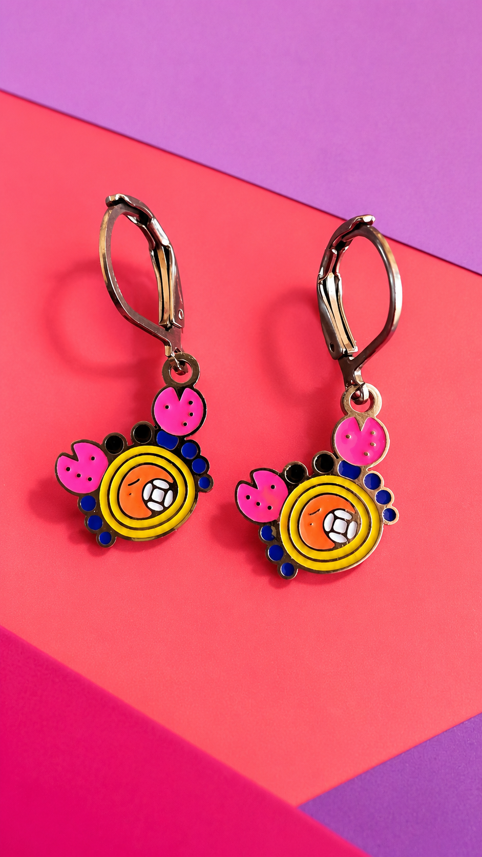 Orecchini Granchio Pop in Acciaio – 3 cm ⭐