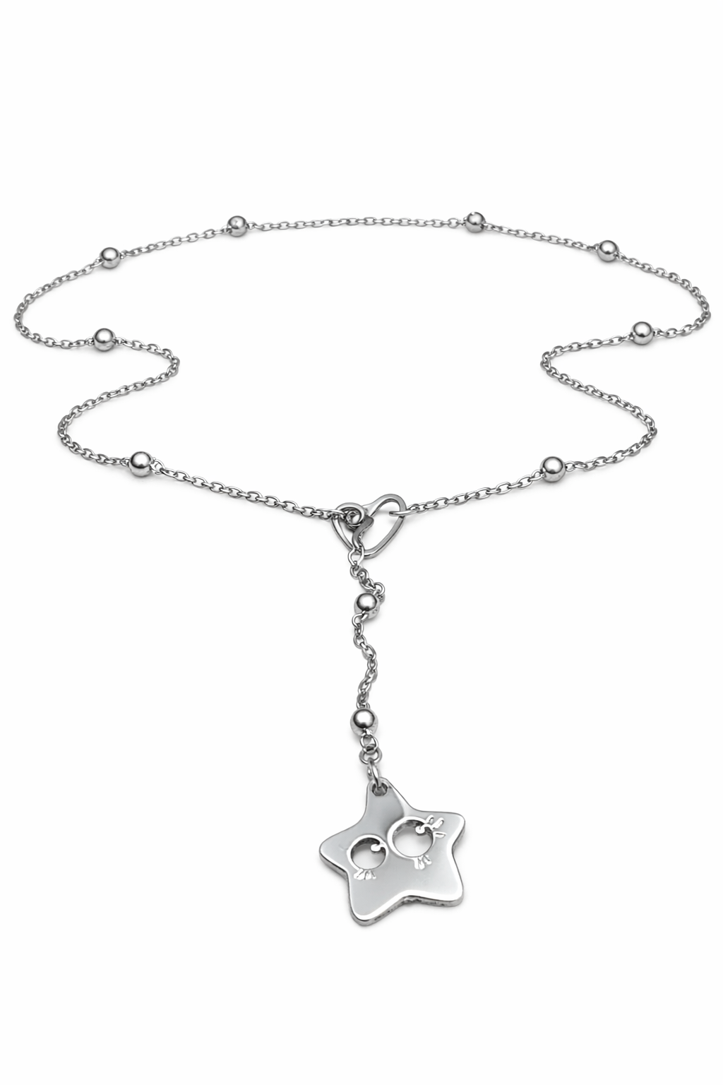 Collana sali scendi  in acciaio firmata Vizio Gioielli