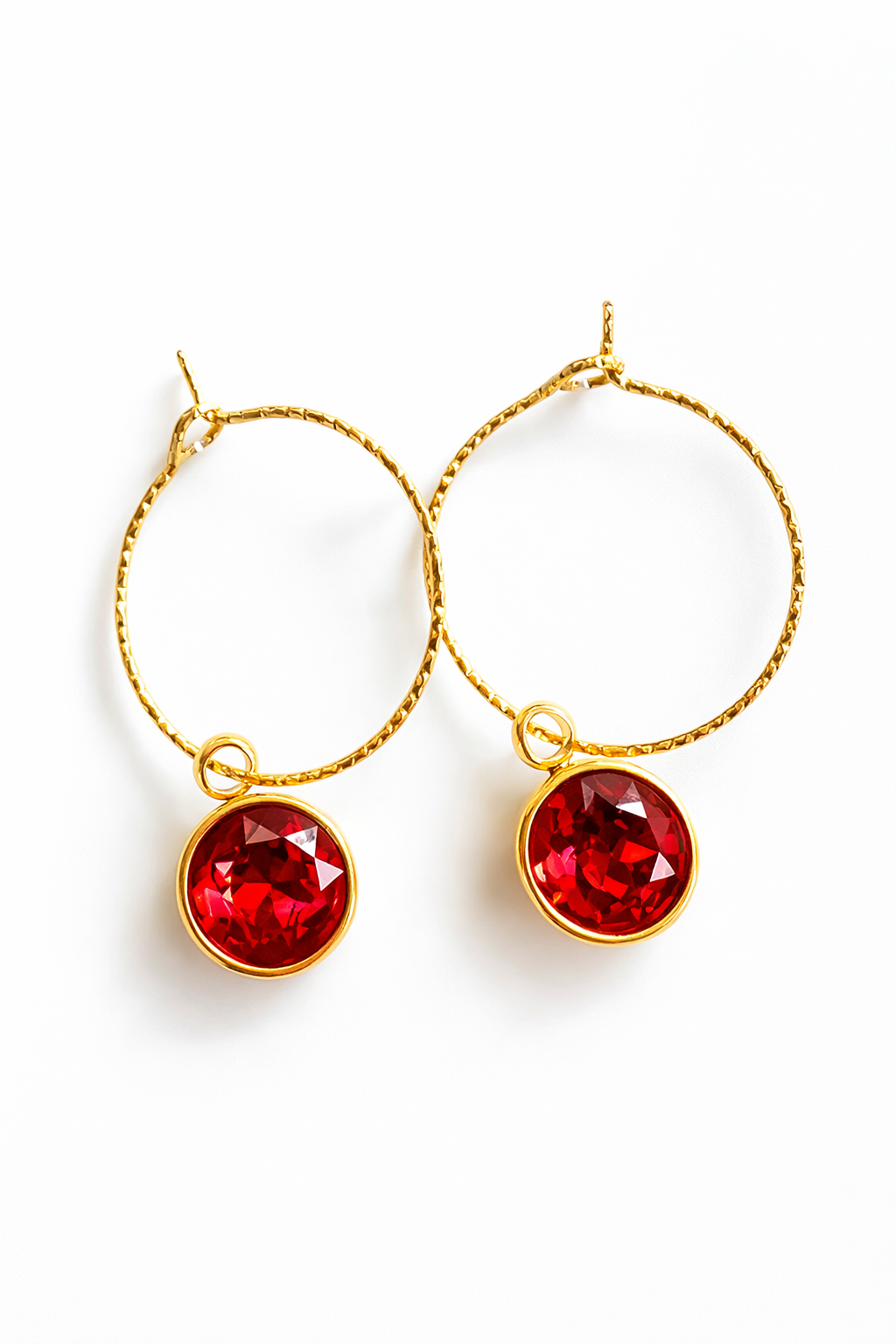 Orecchini a cerchio in acciaio