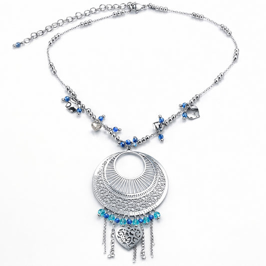 Collana Ibiza Mandala – Blu firmata Vizio Gioielli