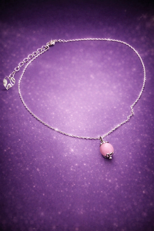 Girocollo in acciaio e corindoni rubini Vizio Gioielli