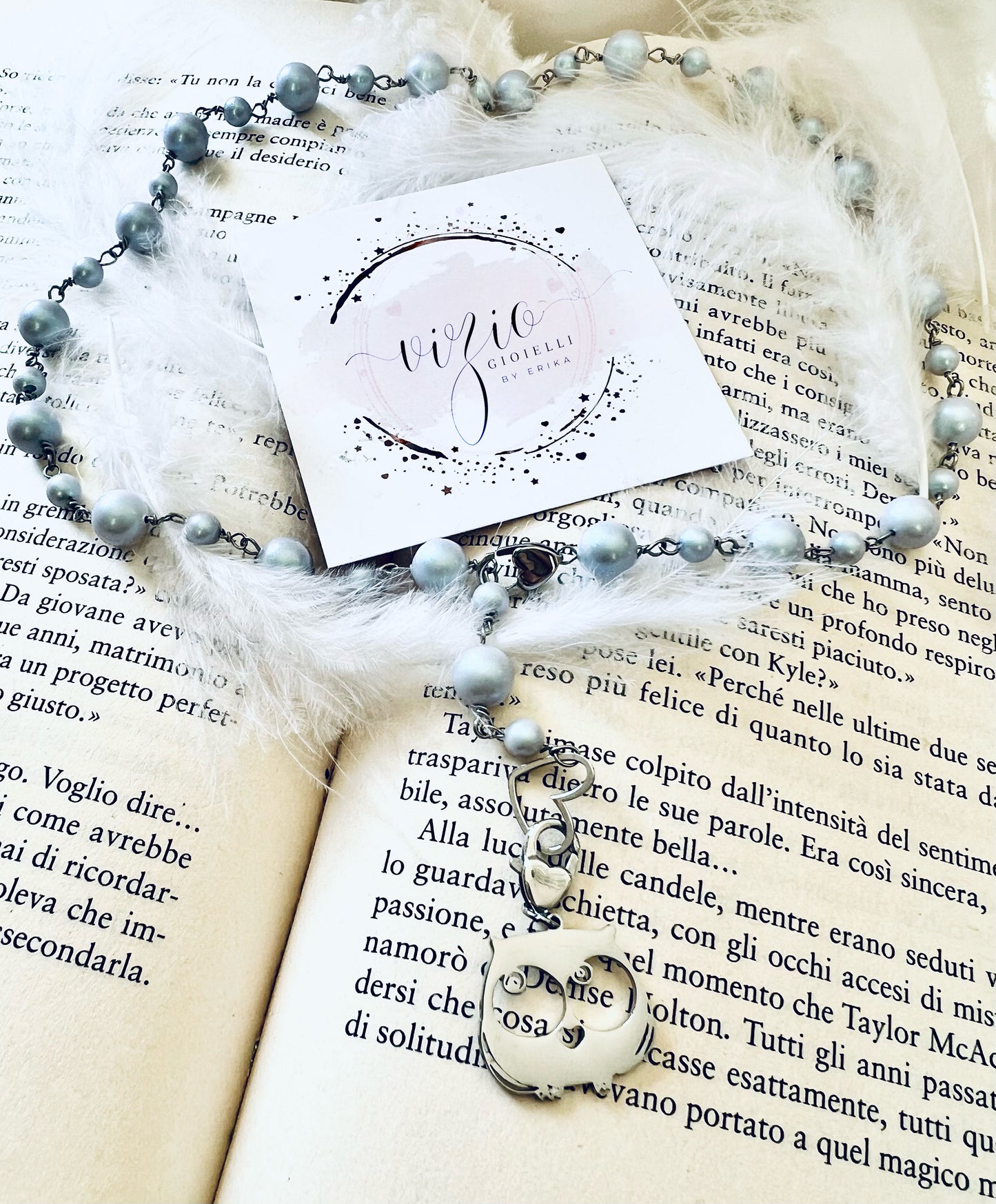 GIROCOLLO E CIONDOLO IN ACCIAIO