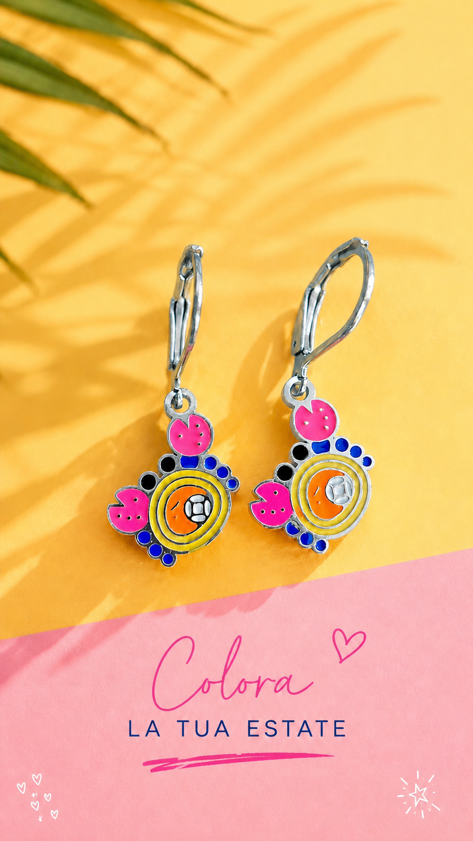 Orecchini Granchio Pop in Acciaio – 3 cm ⭐