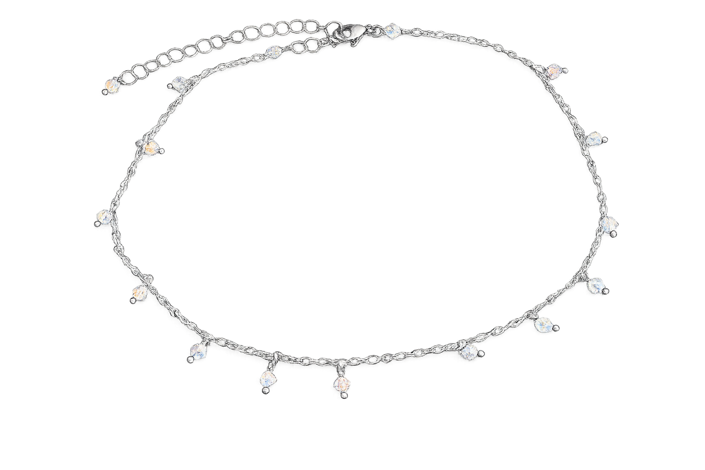 Girocollo Crystal Glitter – Collana in acciaio con cristalli Preciosa