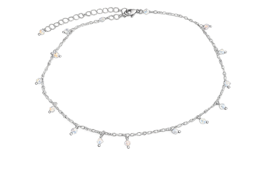 Girocollo Crystal Glitter – Collana in acciaio con cristalli Preciosa
