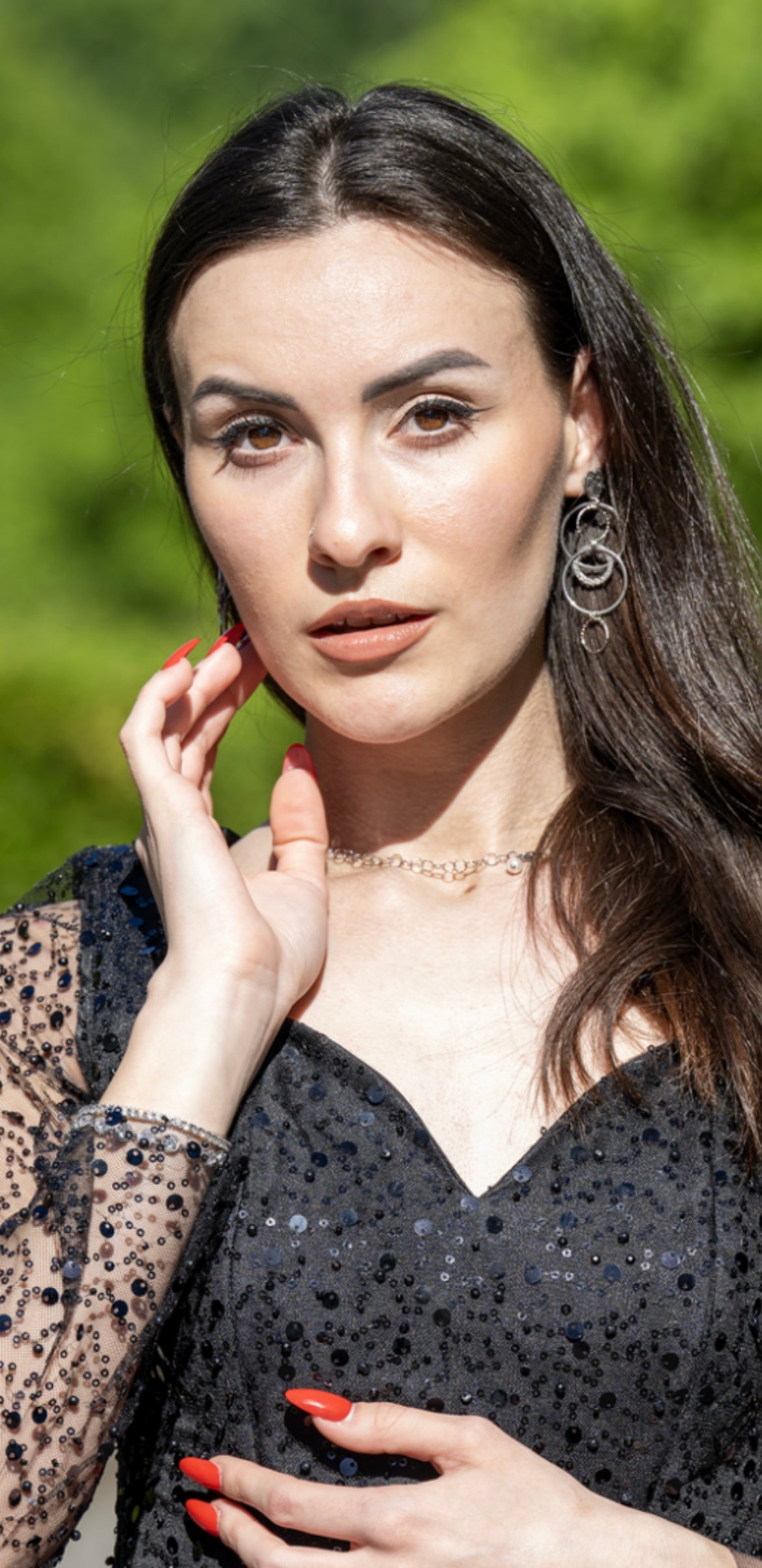 Orecchini in acciaio firmati Vizio Gioielli 