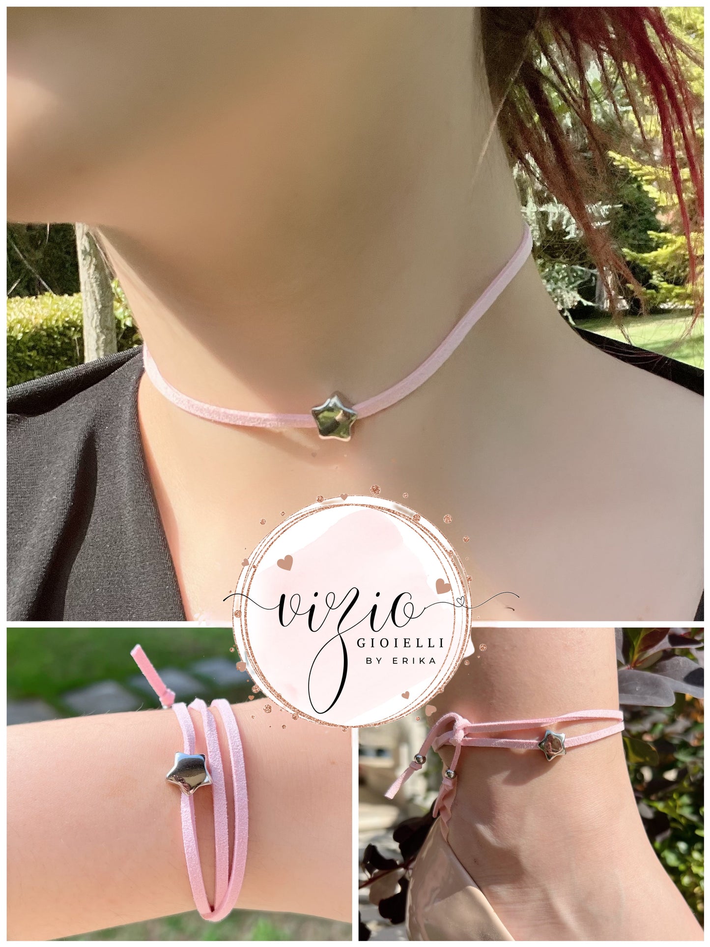 Choker Bracciale e Cavigliera