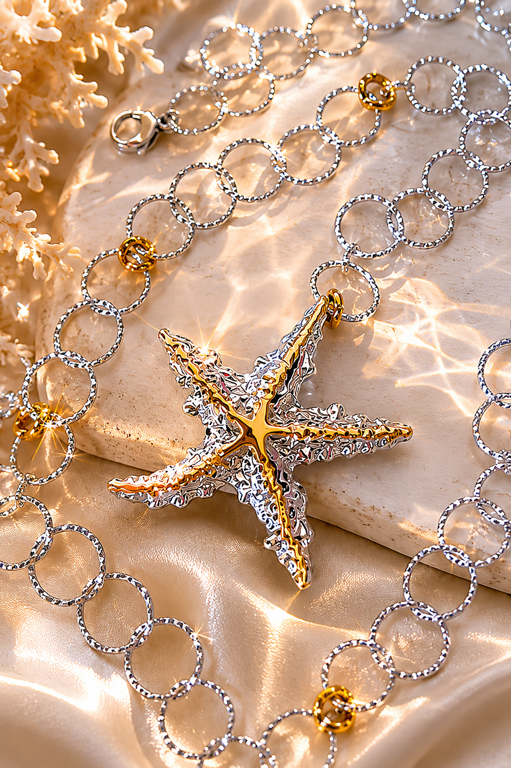 Collana lunga 130 cm Stella Marina