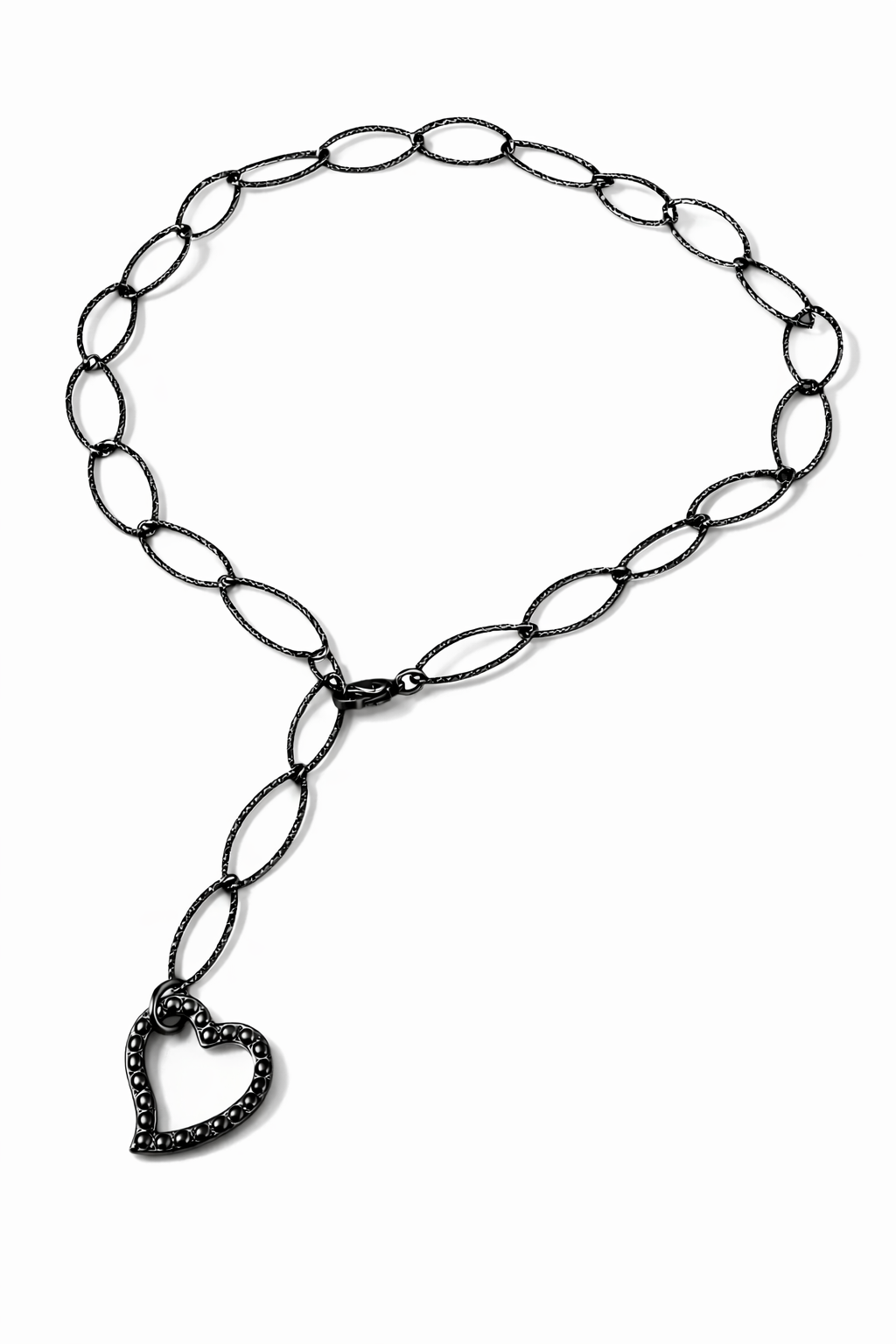 Girocollo in acciaio nero Vizio Gioielli