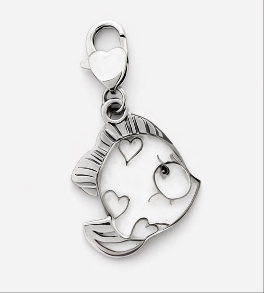 Ciondolo in acciaio Dory firmato Vizio Gioielli