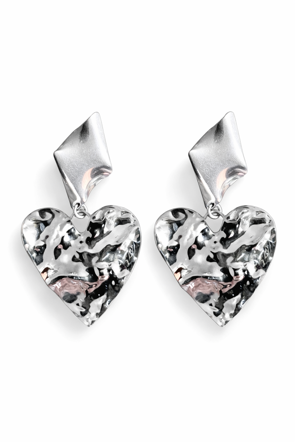 Orecchini in acciaio  firmati Vizio Gioielli