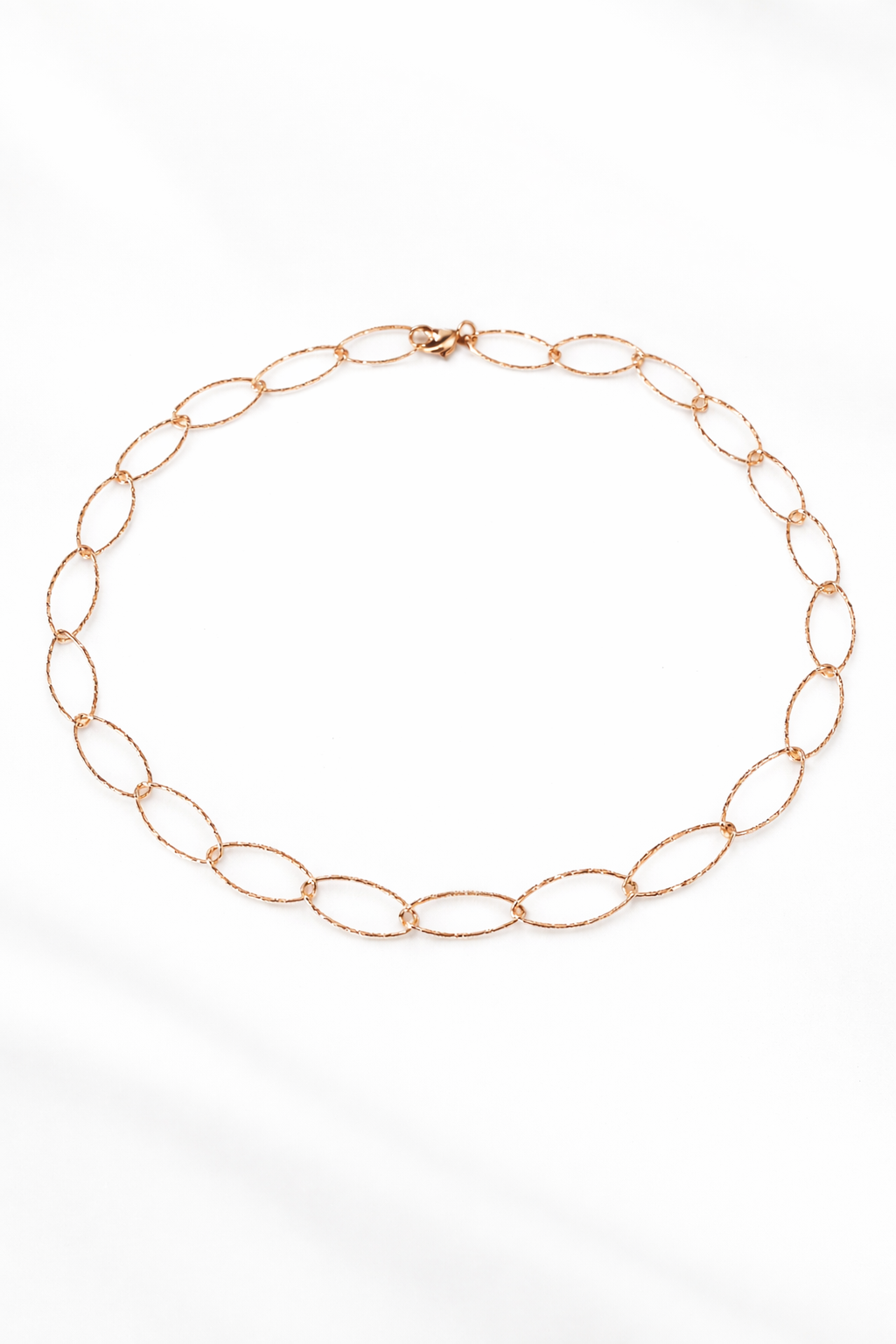 Girocollo in acciaio rosato Vizio Gioielli