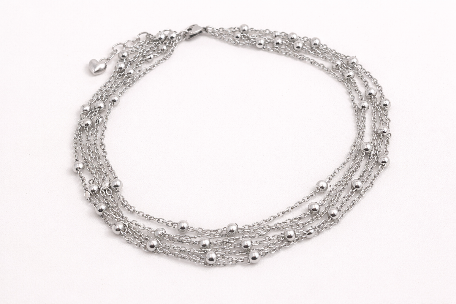 Girocollo in acciaio multifilo Vizio Gioielli