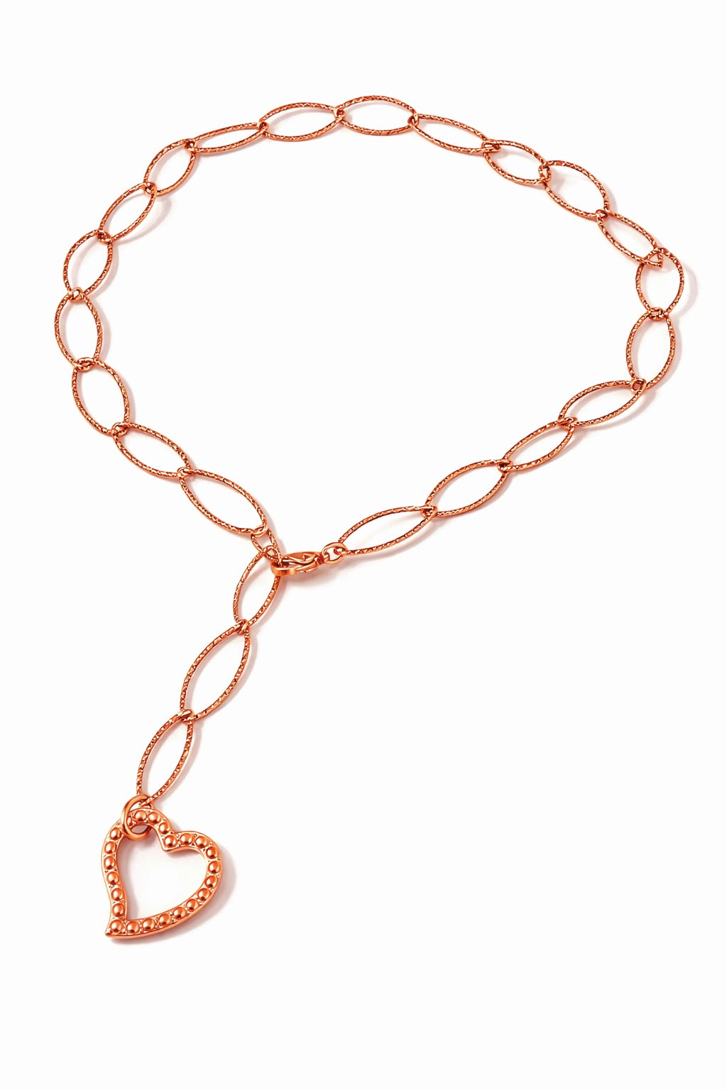 Girocollo in acciaio rosato Vizio Gioielli