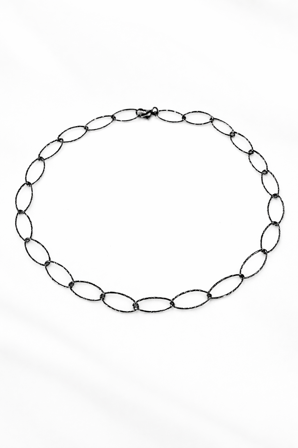 Girocollo in acciaio nero Vizio Gioielli