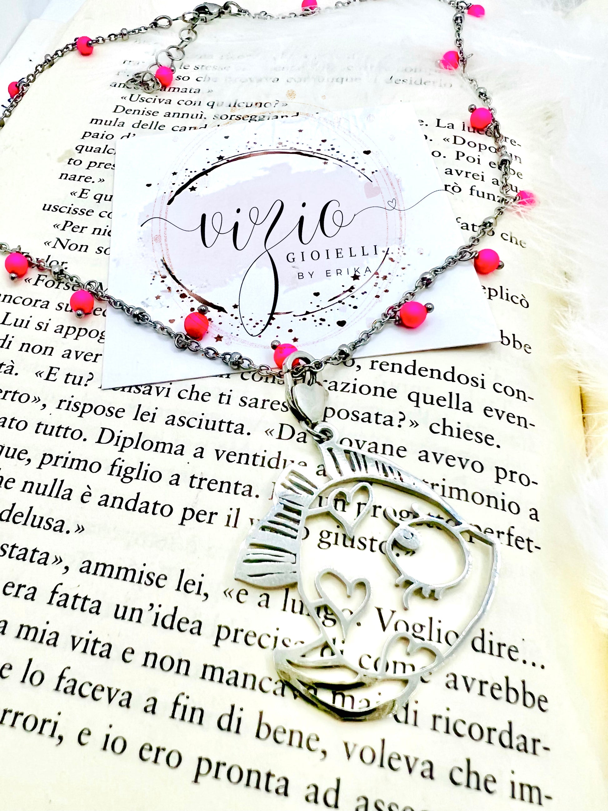 GIROCOLLO E CIONDOLO IN ACCIAIO