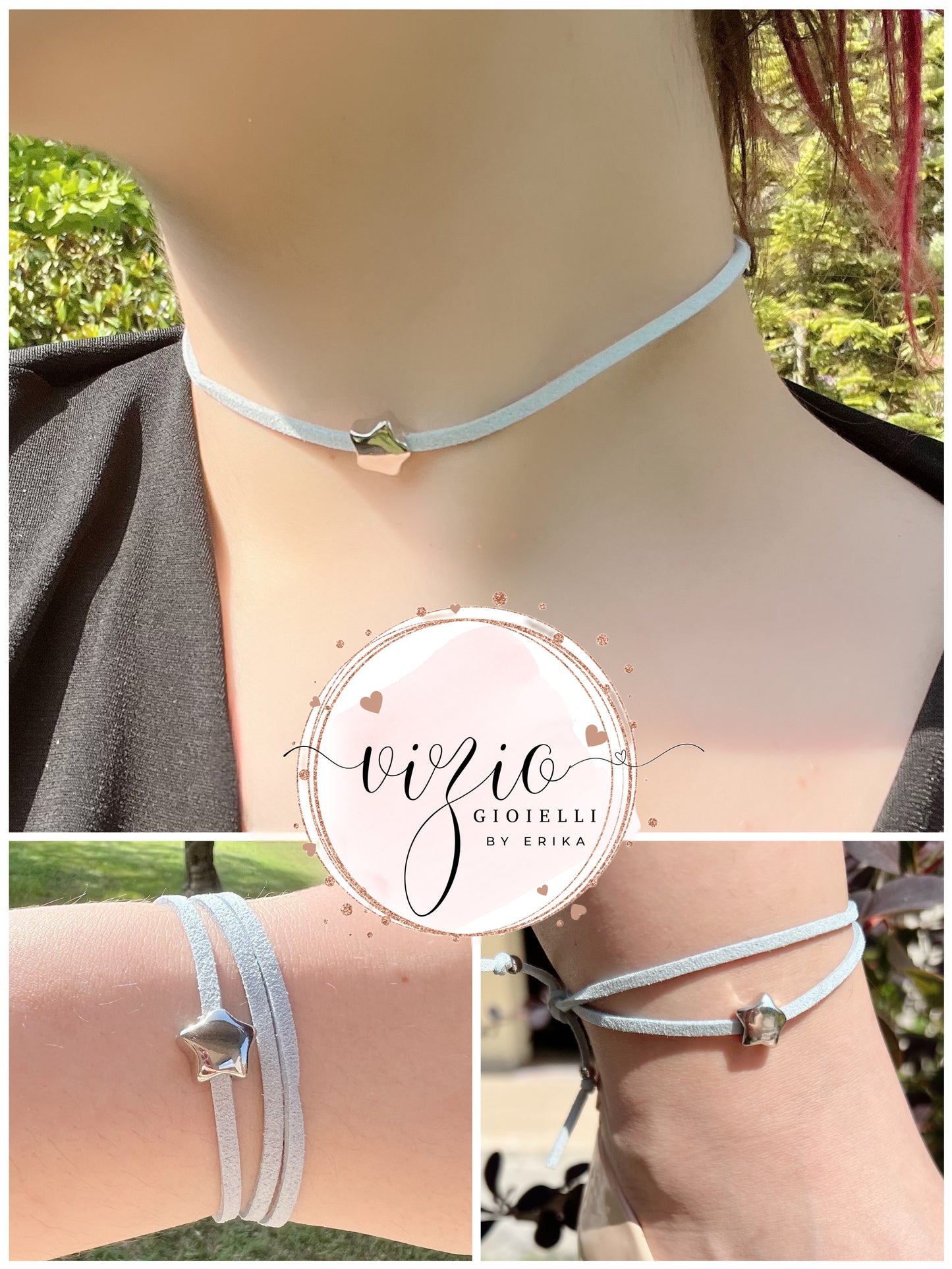 Choker Bracciale e Cavigliera