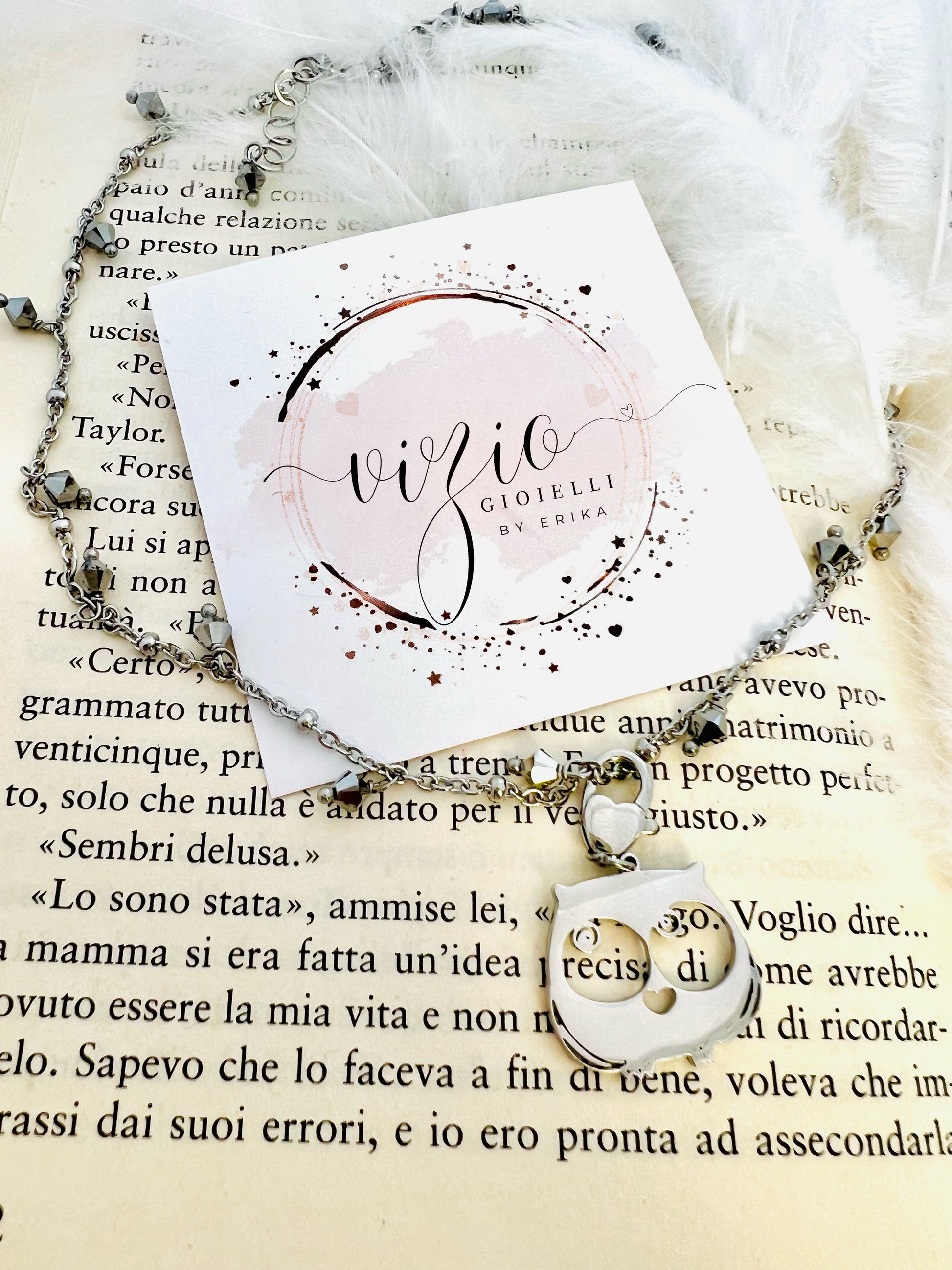 GIROCOLLO E CIONDOLO IN ACCIAIO