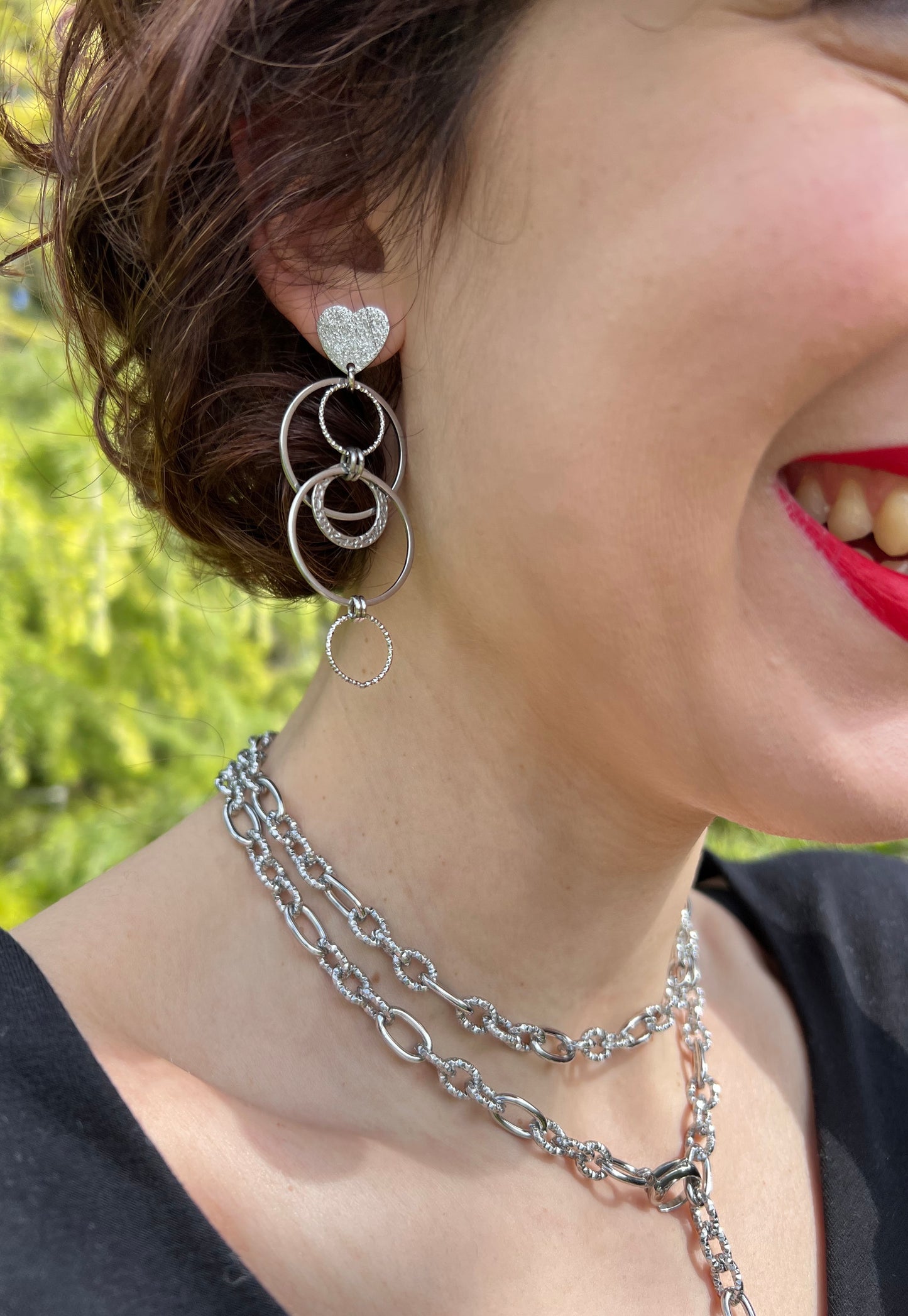 Orecchini in acciaio