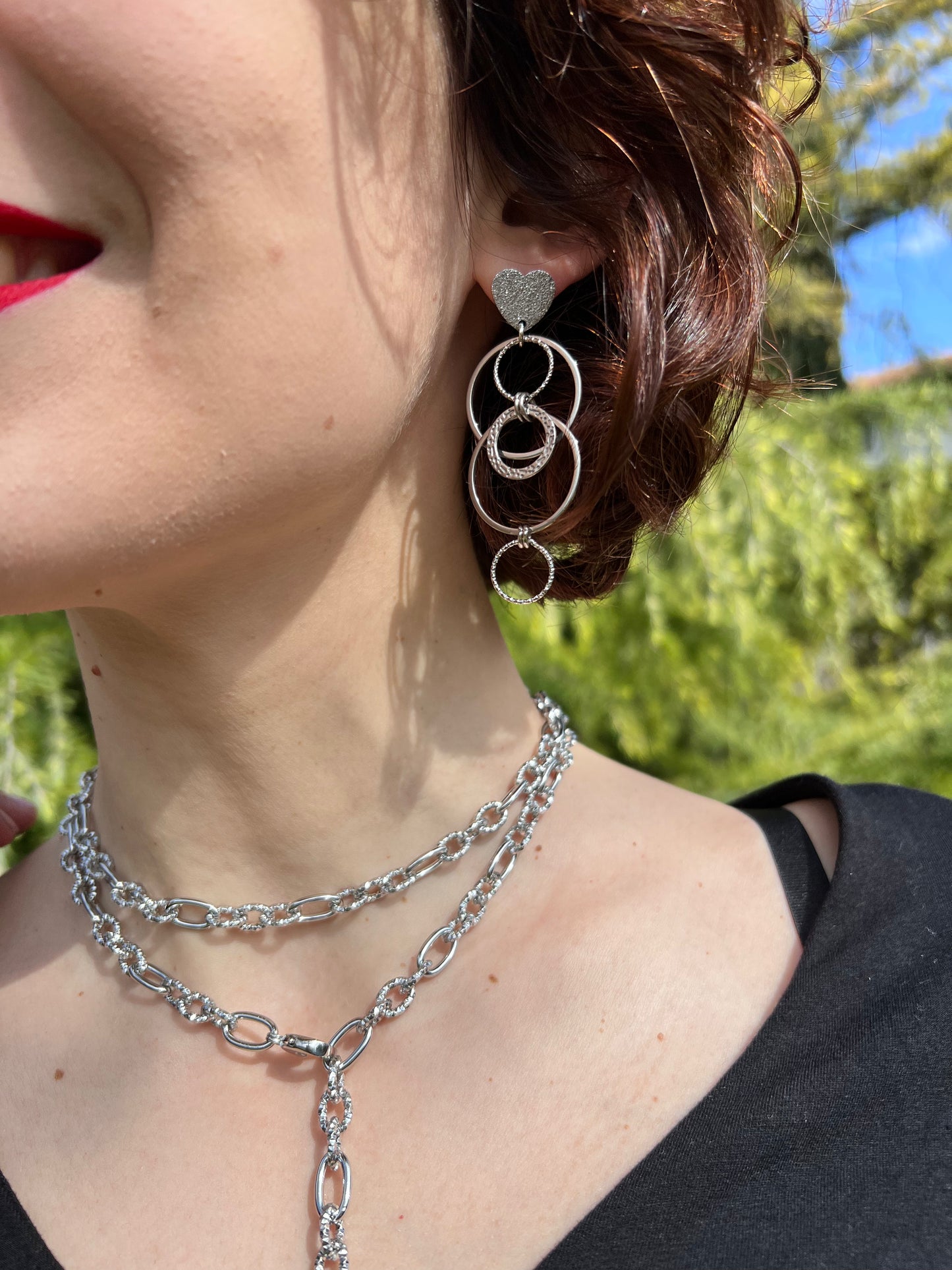 Orecchini in acciaio