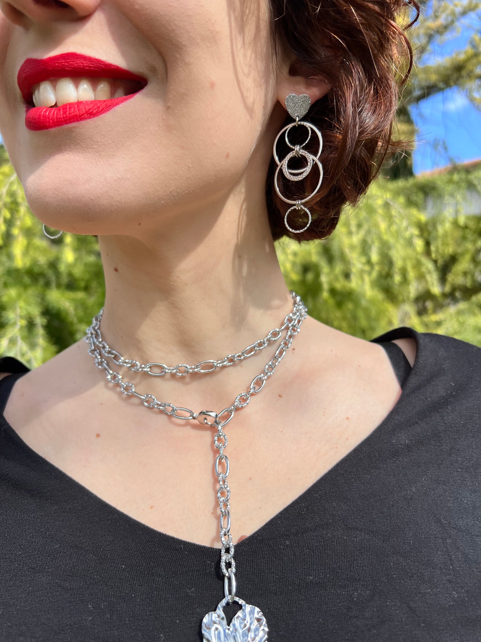 Orecchini in acciaio