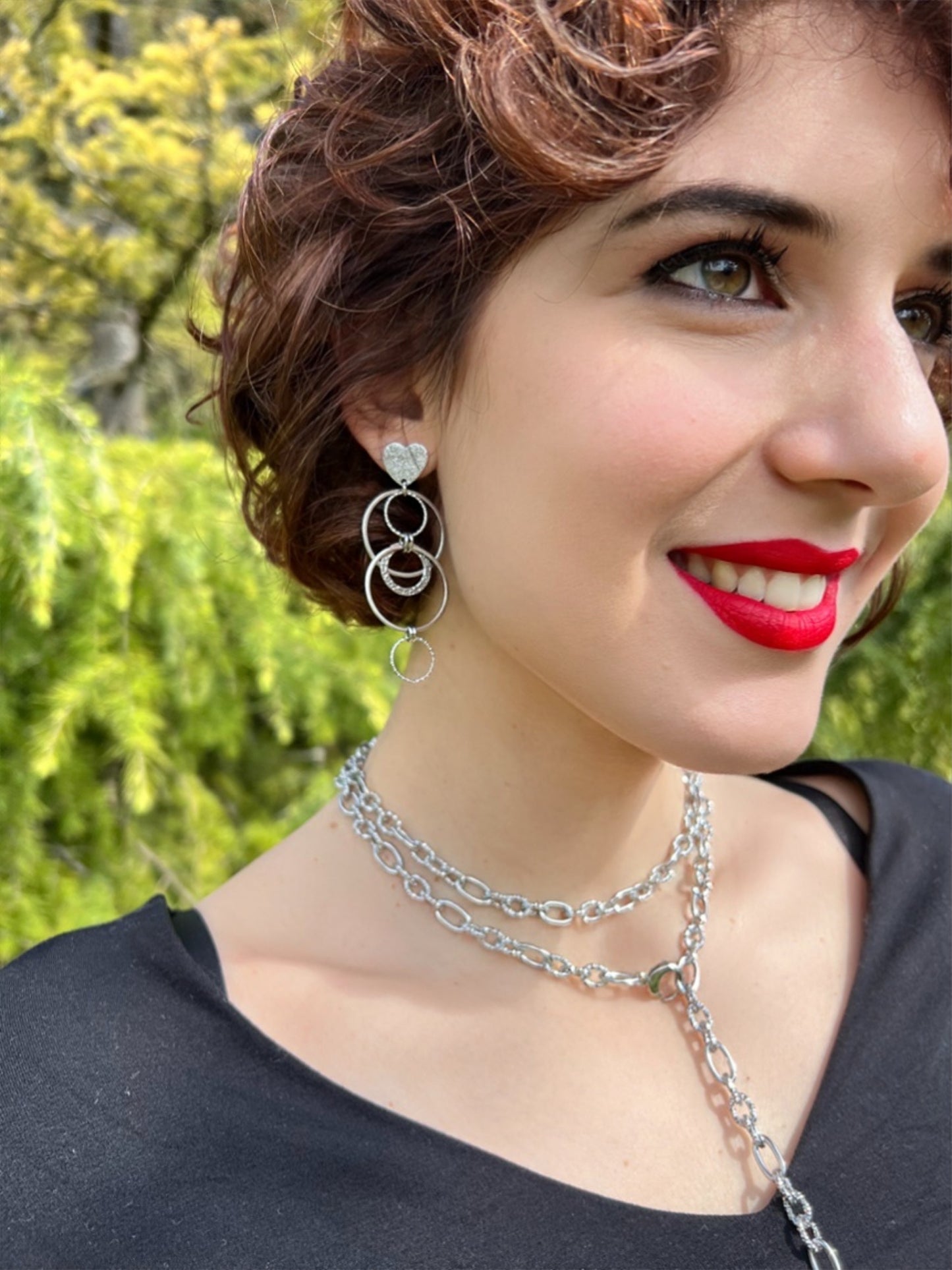 Orecchini in acciaio