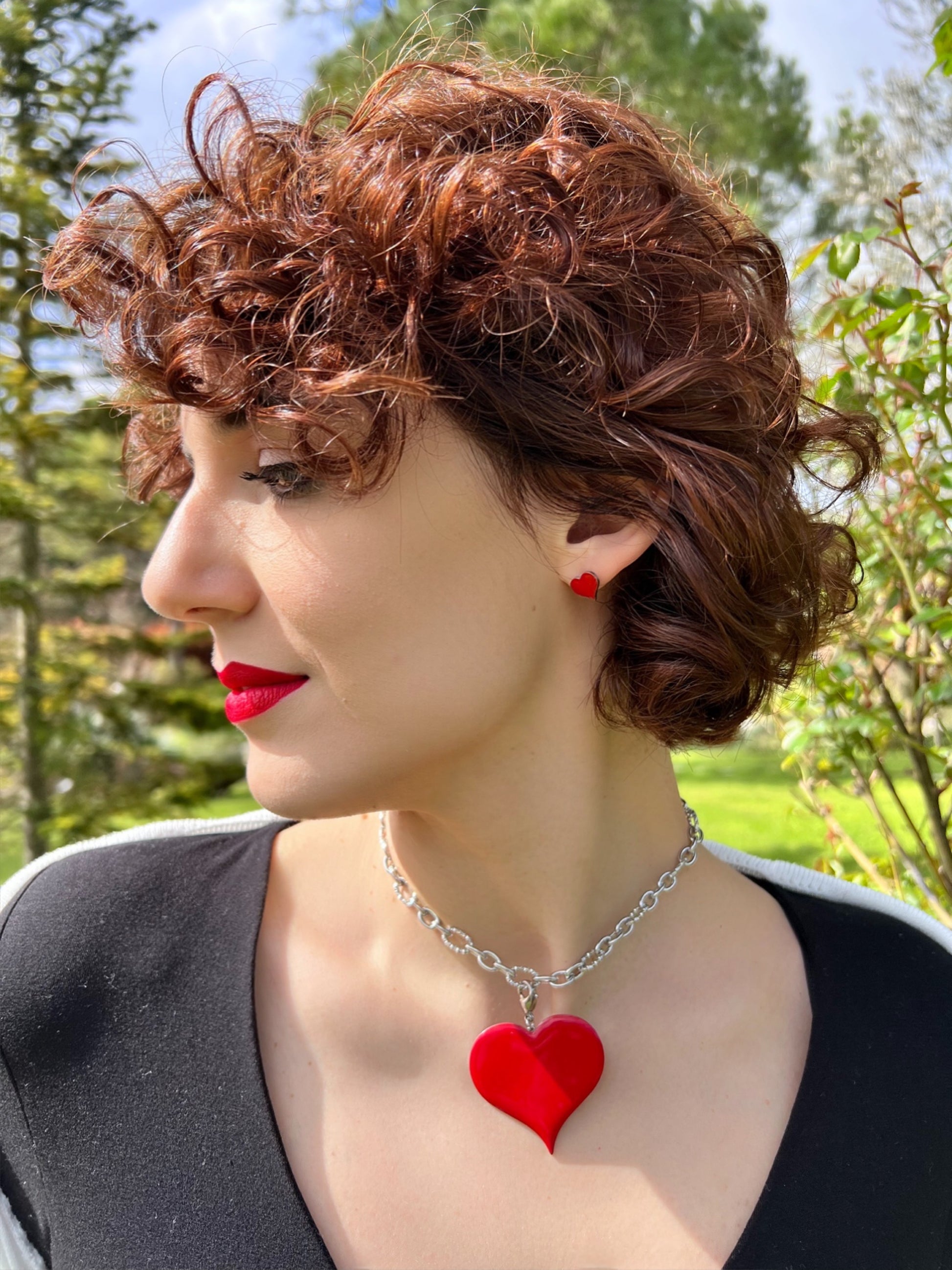 Mono orecchino in acciaio