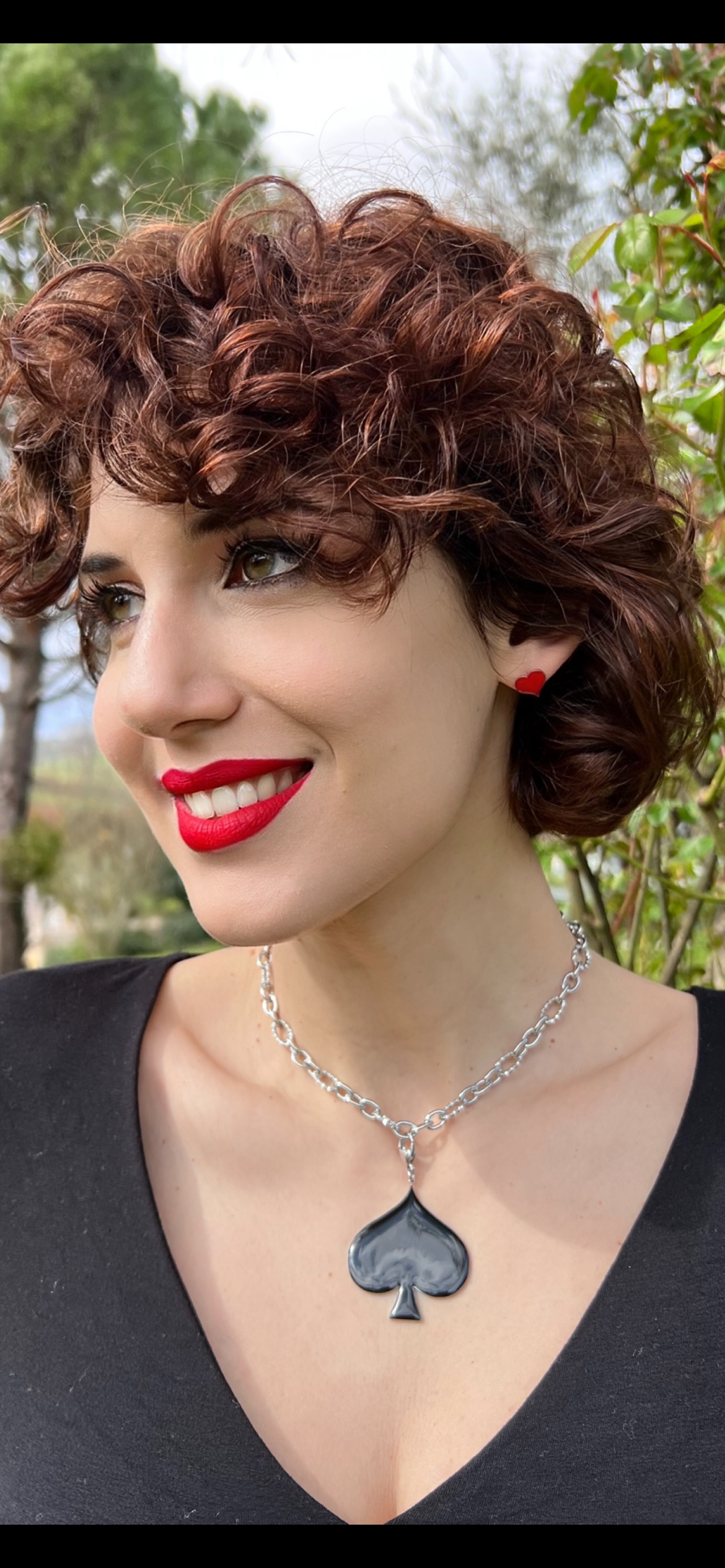 Mono orecchino in acciaio