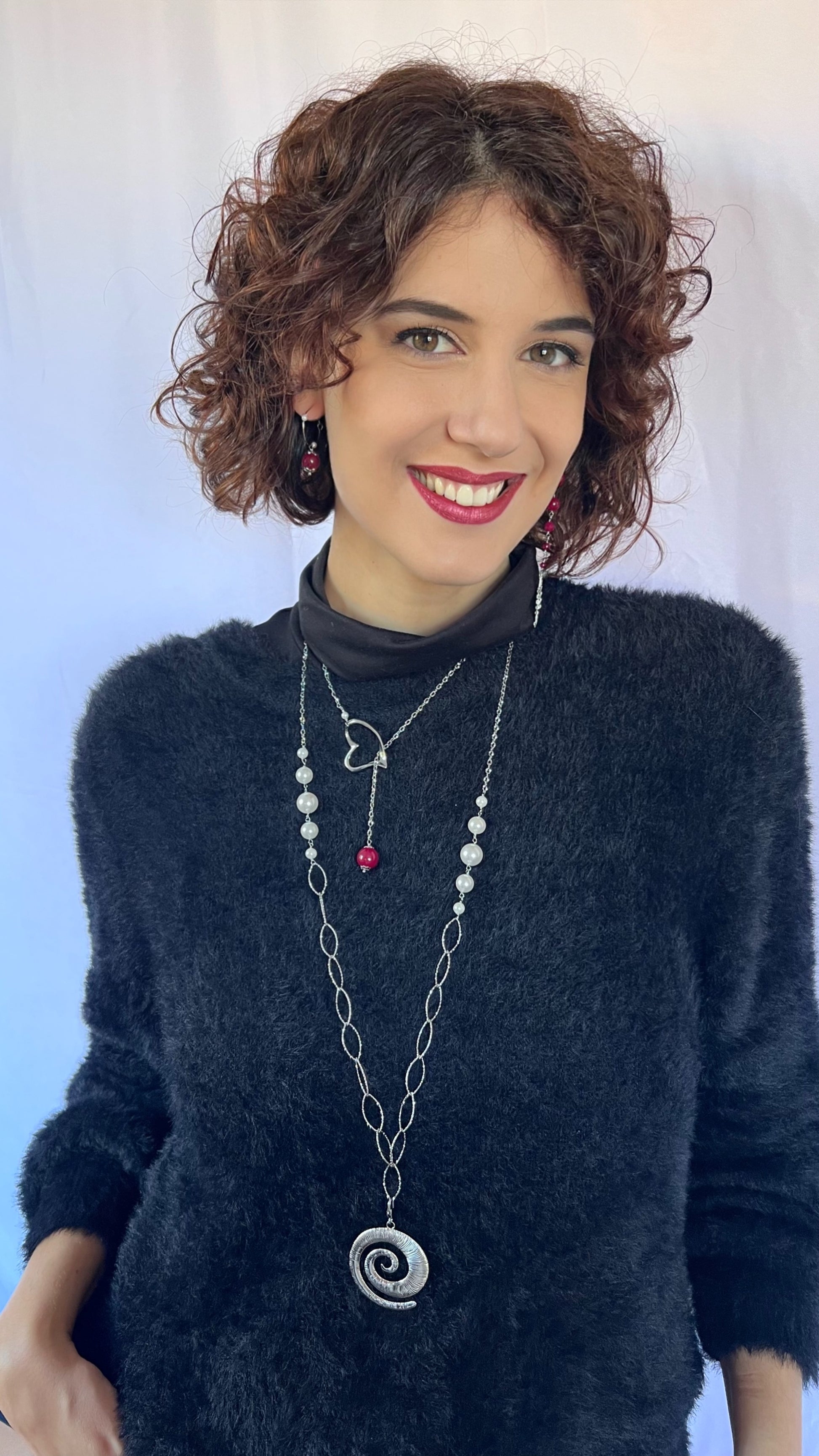 Ciondolo Spirale in acciaio