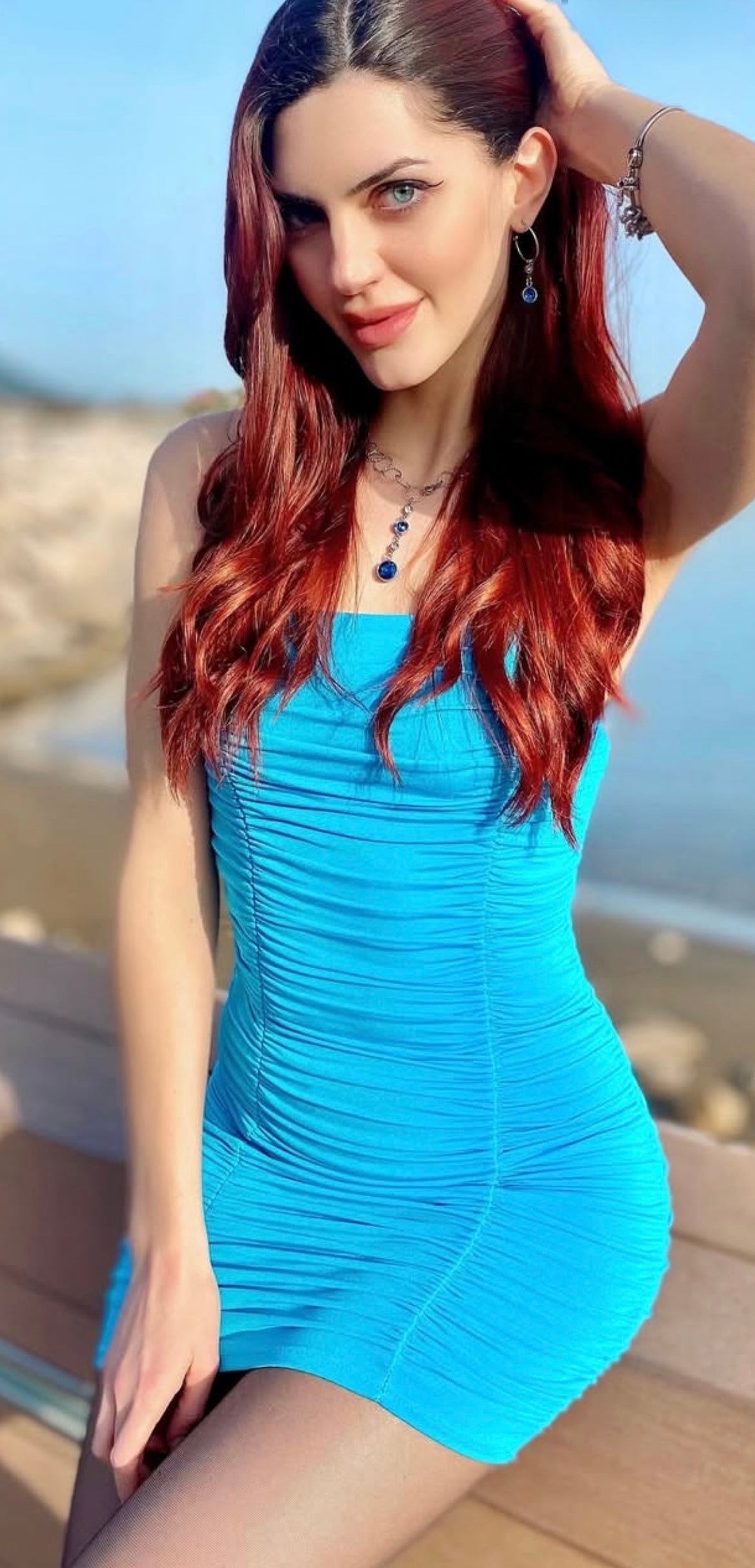 Orecchini  e collana in acciaio