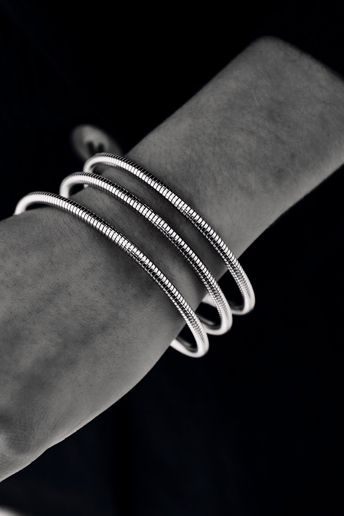 bracciale in acciaio Twist