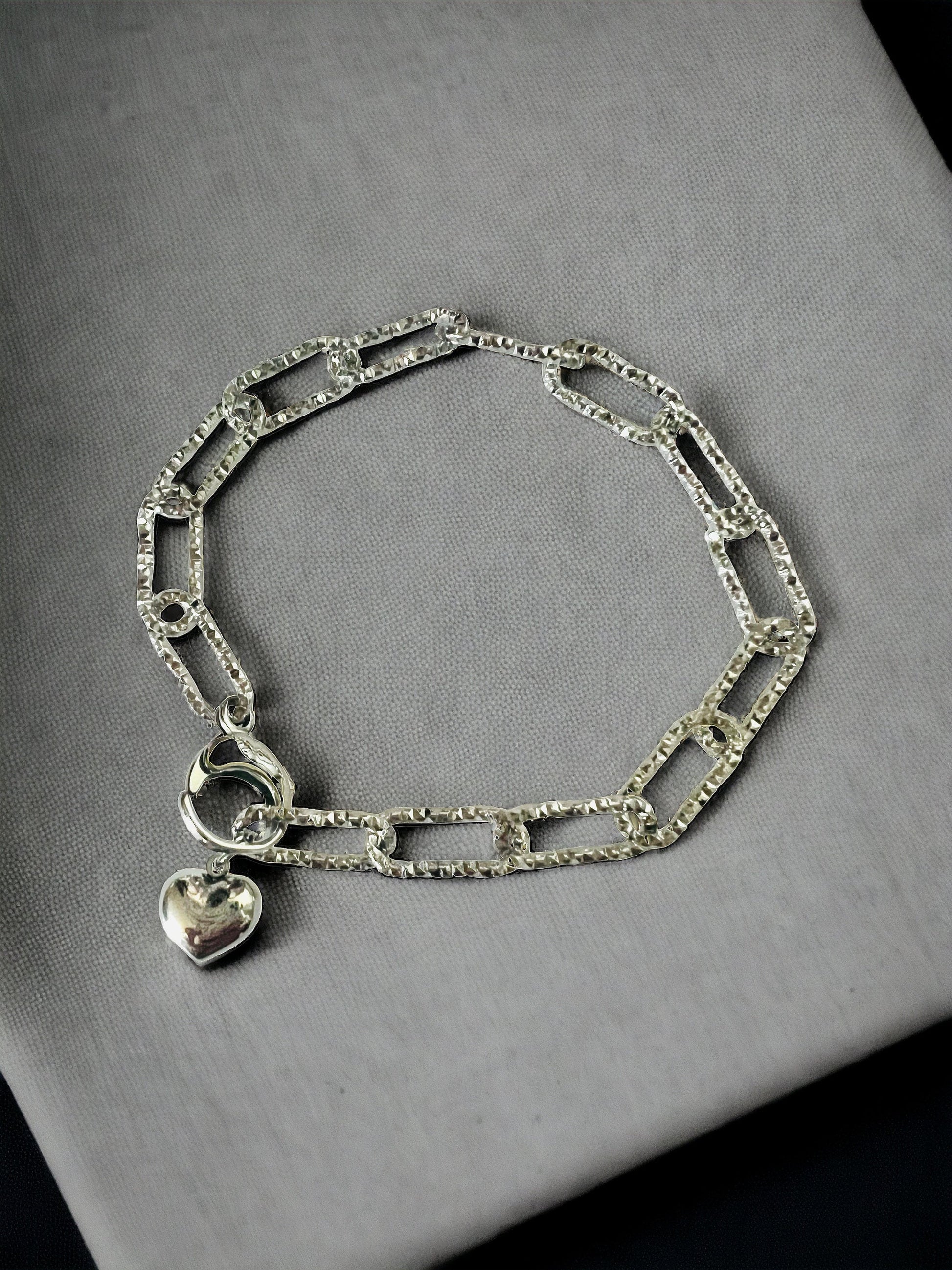 Bracciale in acciaio CUORE ETERNO silver.