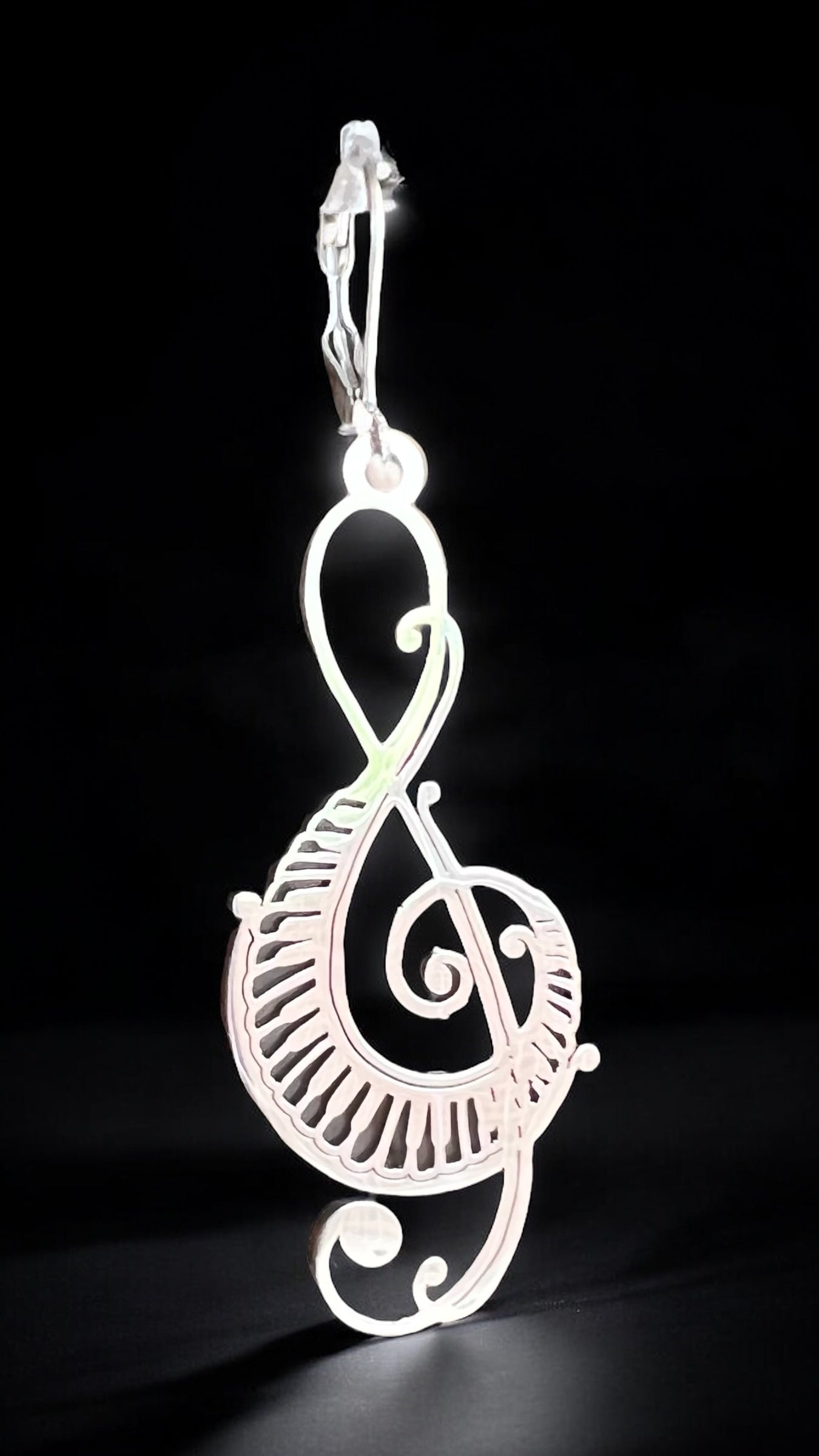 Mono orecchino in acciaio