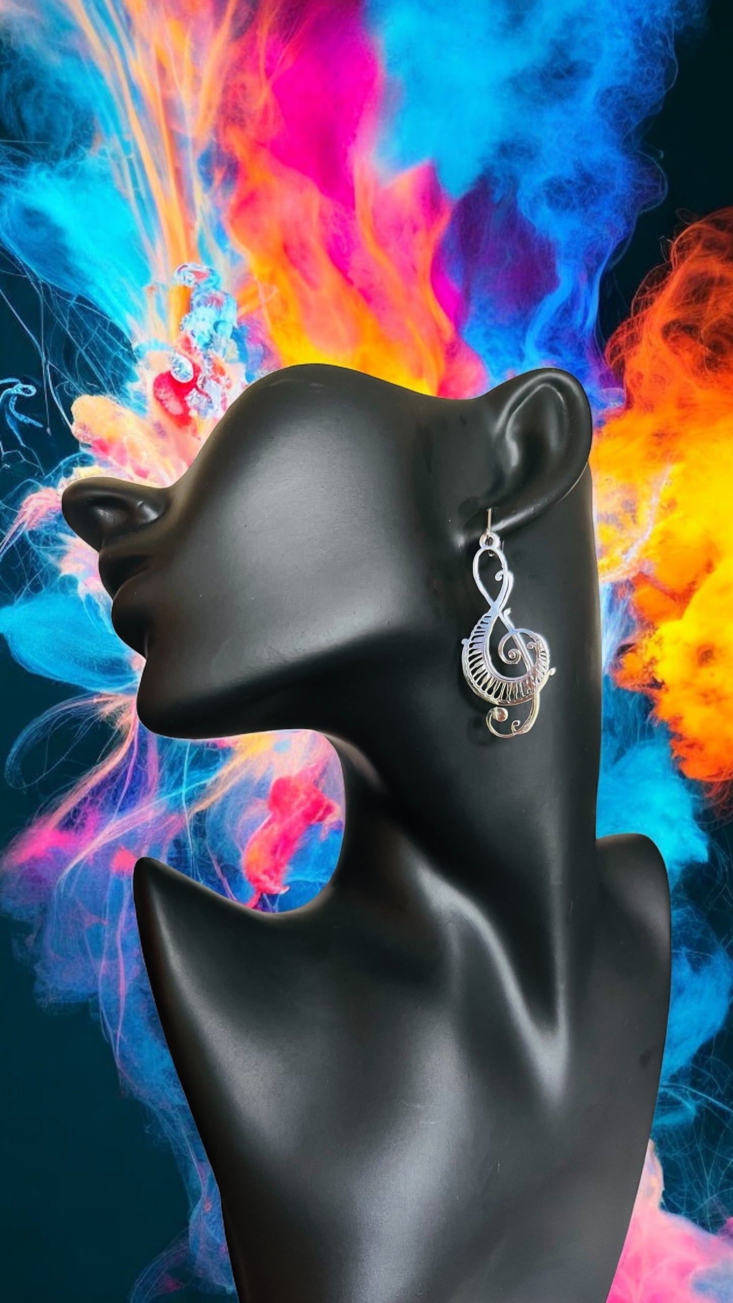 Mono orecchino in acciaio