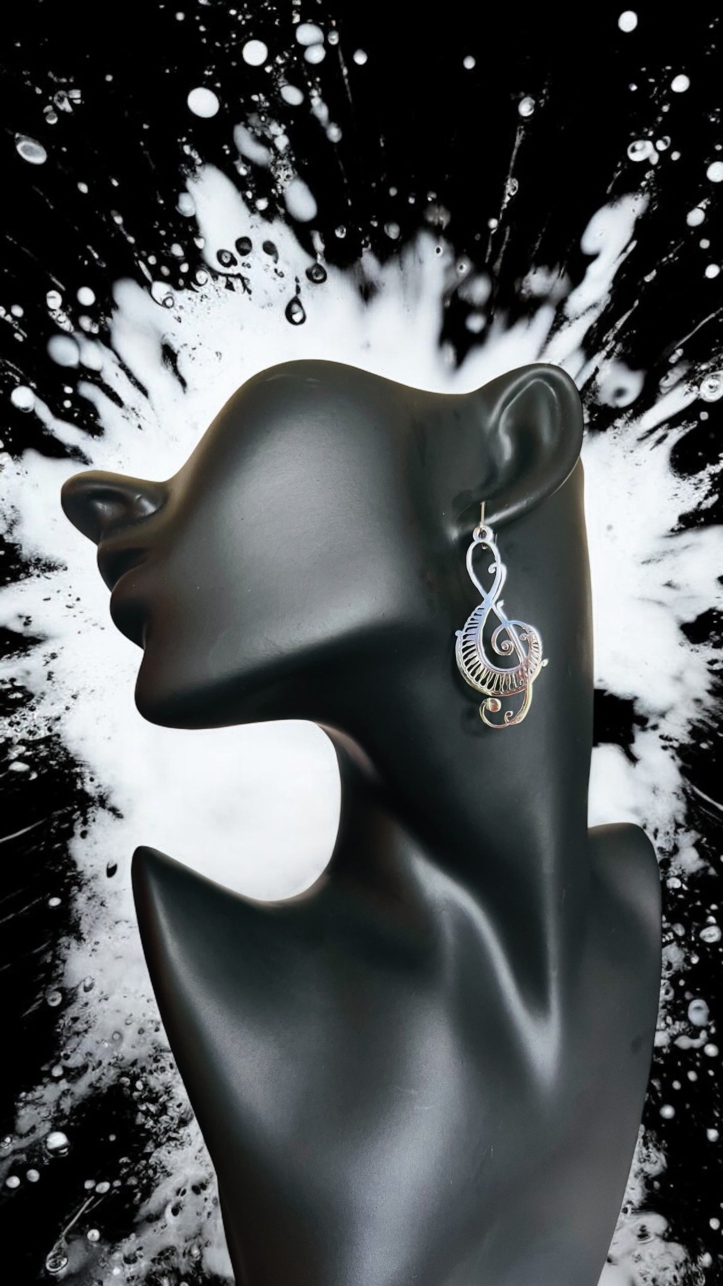 Mono orecchino in acciaio