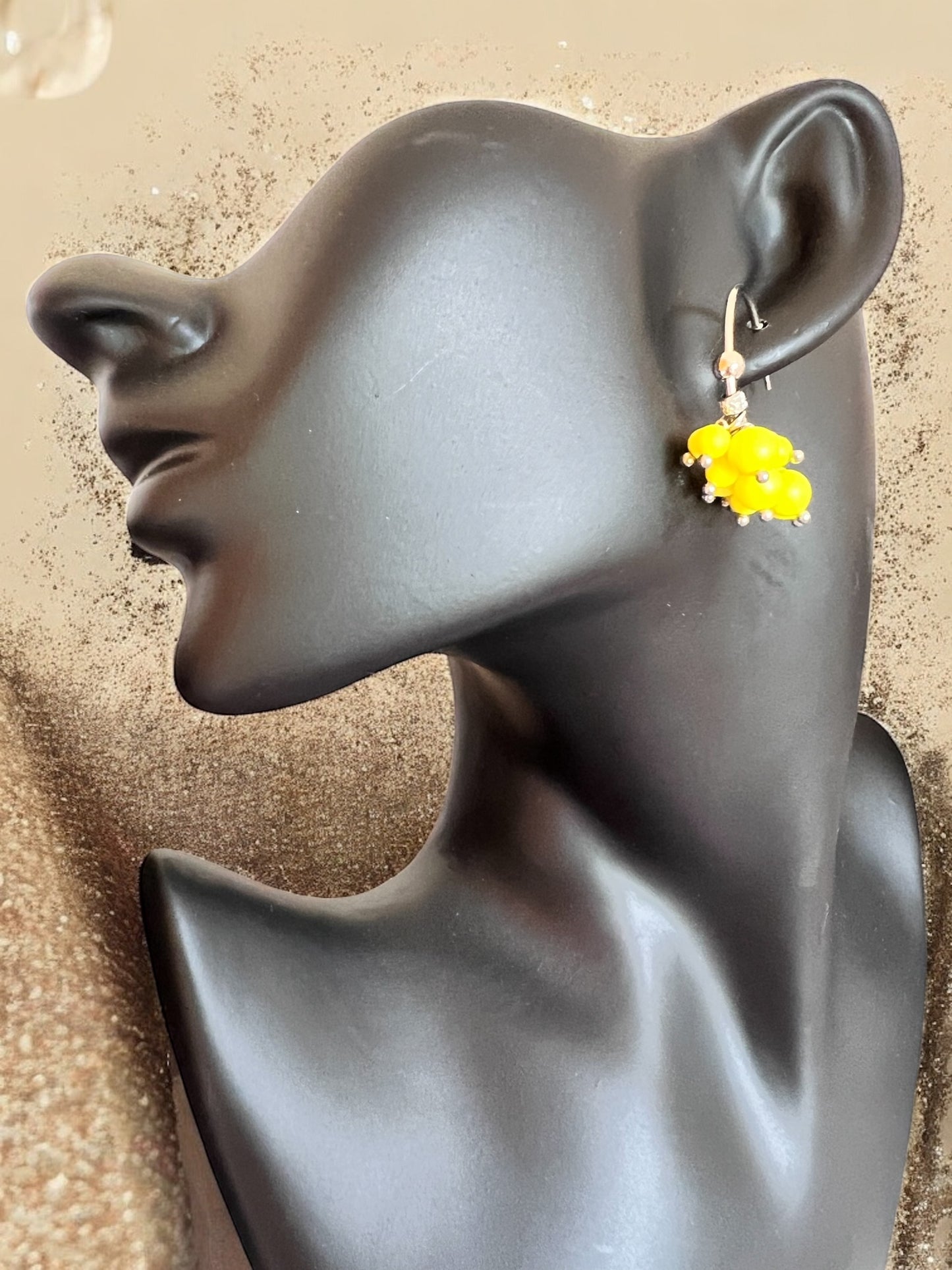 Mono orecchino in acciaio e perle Swarovski