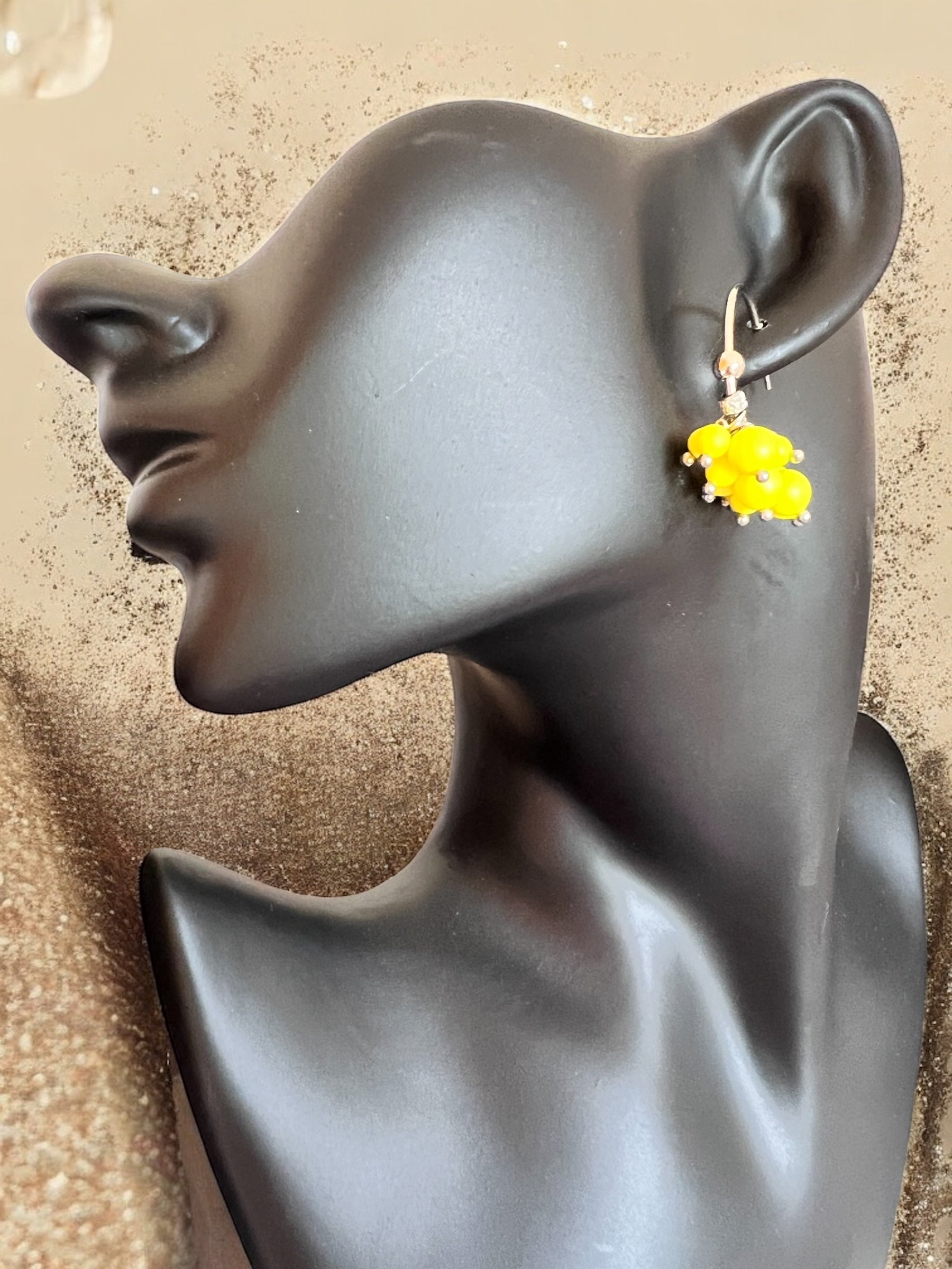 Mono orecchino in acciaio e perle Swarovski