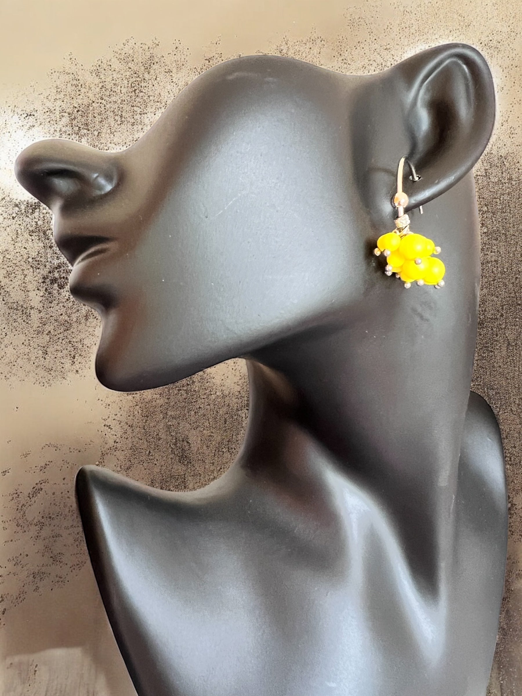 Mono orecchino in acciaio e perle Swarovski